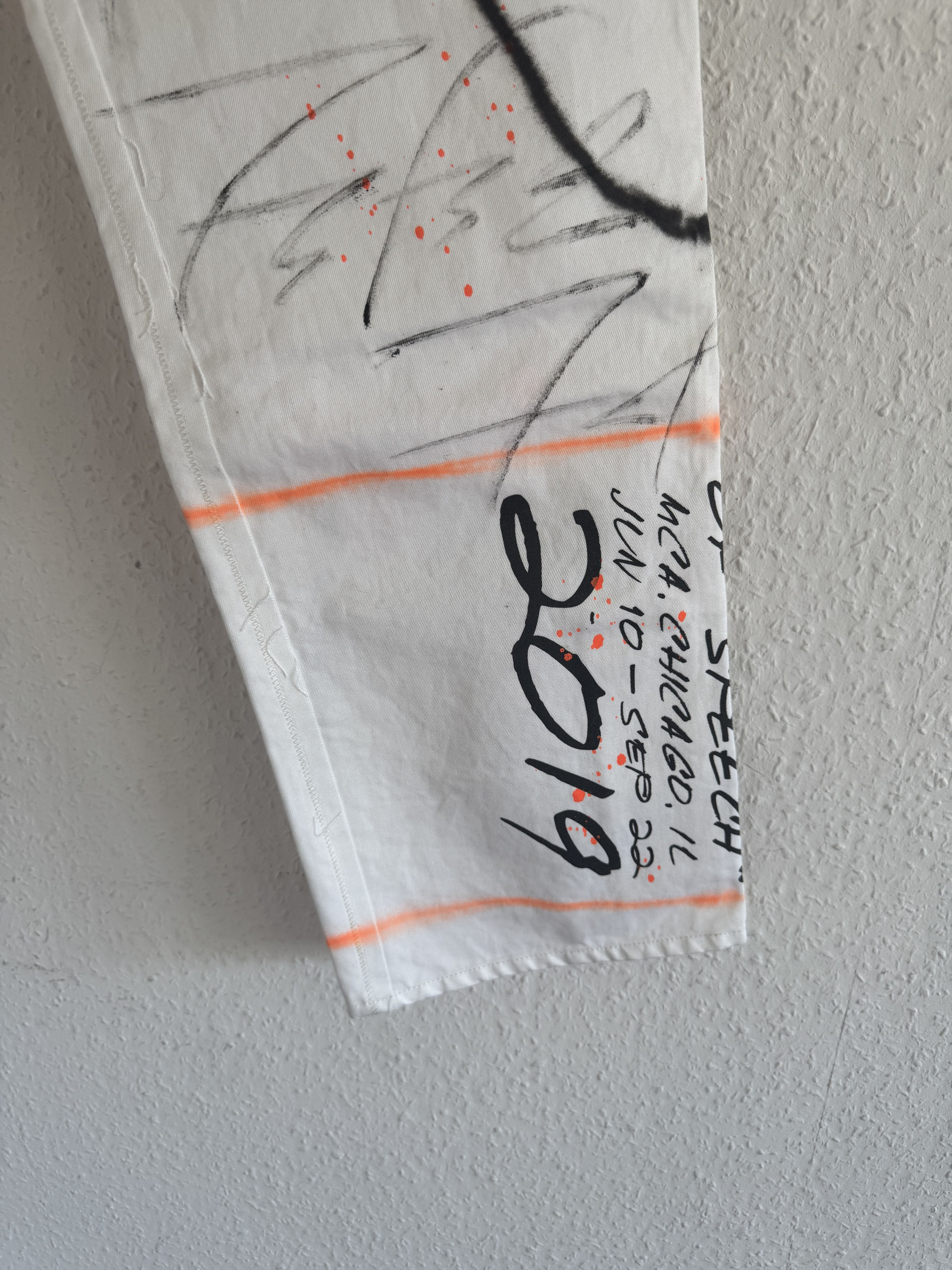 Futura × Off-White Futura spraypaint carpenter pants Size US 30 / EU 46 - 12 Thumbnail