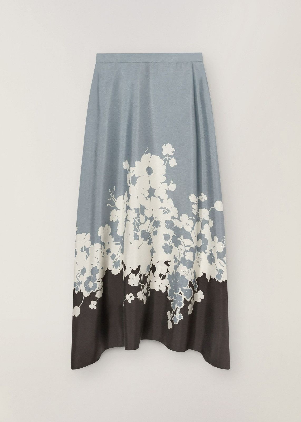 image of Loro Piana O1Srvl11E0424 Skirt In Black, Grey & White, Women's (Size 34)