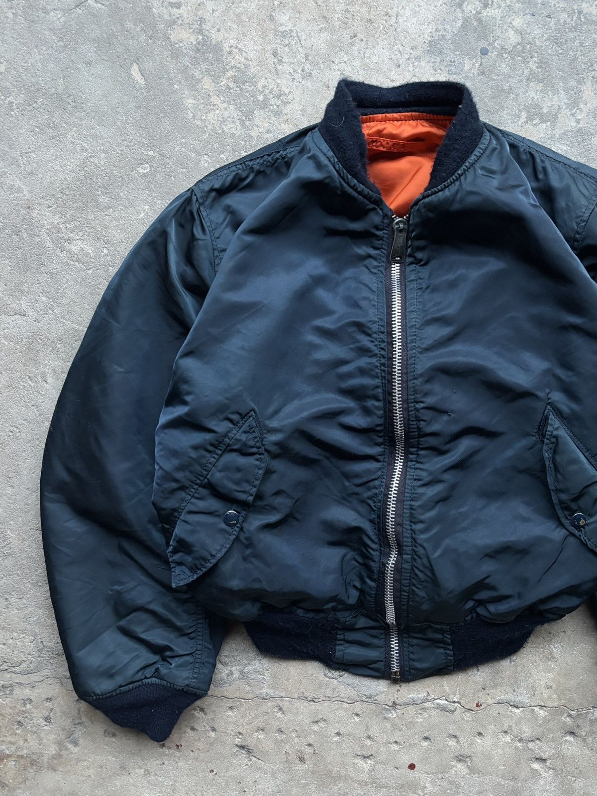 Alpha Industries Vintage Reversible MA-1 Bomber Jacket Size US L / EU 52-54 / 3 - 4 Thumbnail