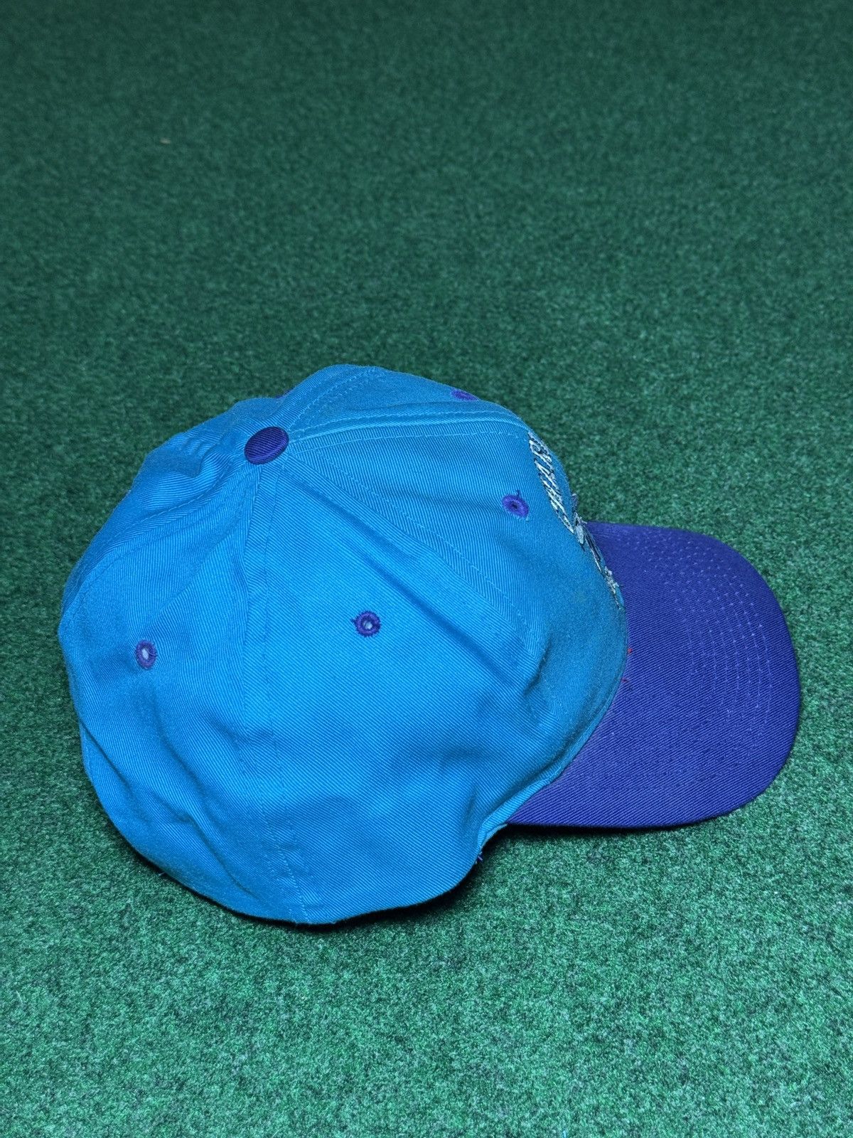 NBA × Starter × Vintage Vtg 90s Charlotte Hornets NBA Starter RetroSnapback Hat Size ONE SIZE - 4 Thumbnail