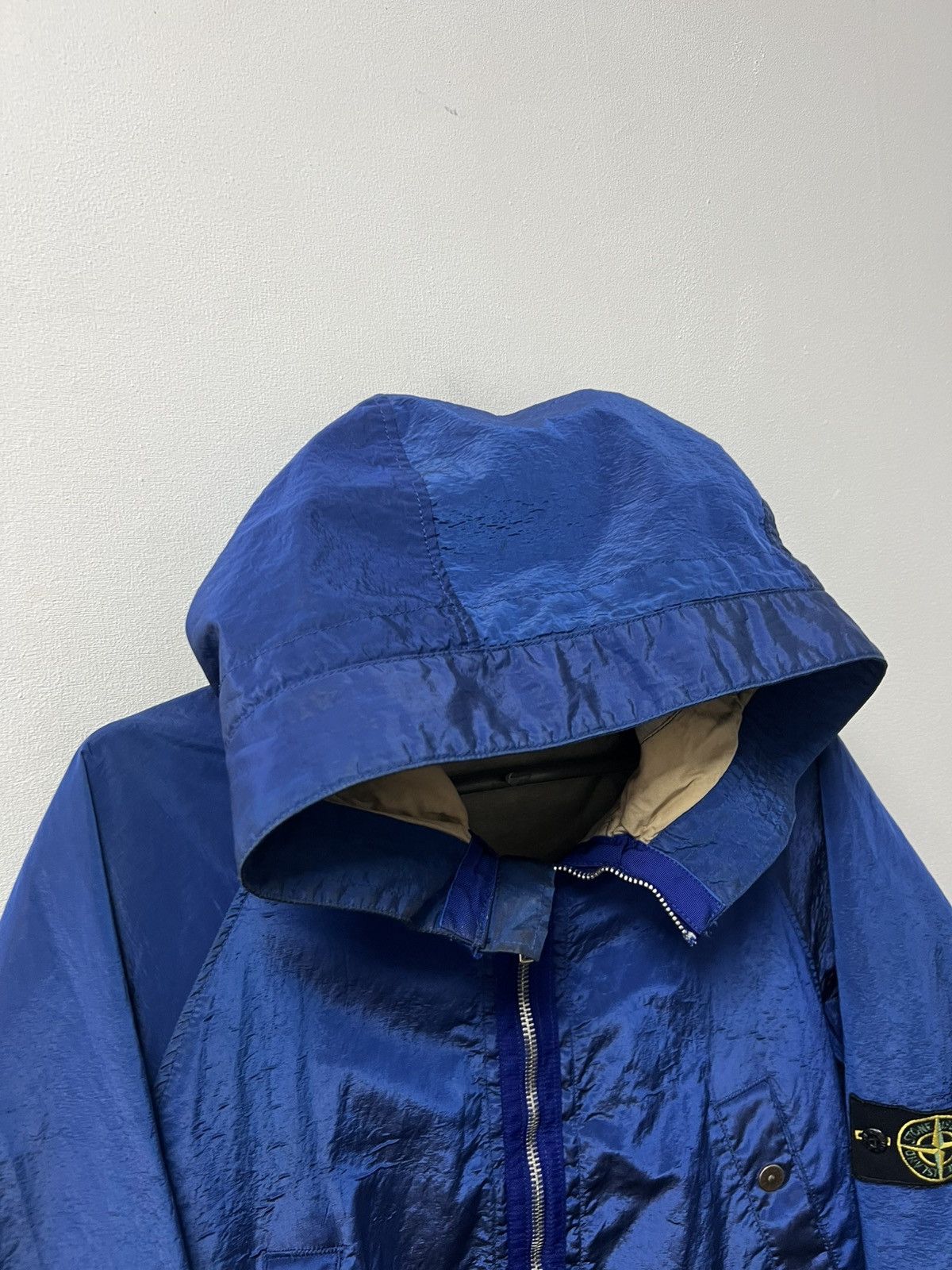 Stone Island Rare Vintage Stone Island Nylon Jacket Metal Blue Mens Size US L / EU 52-54 / 3 - 2 Thumbnail