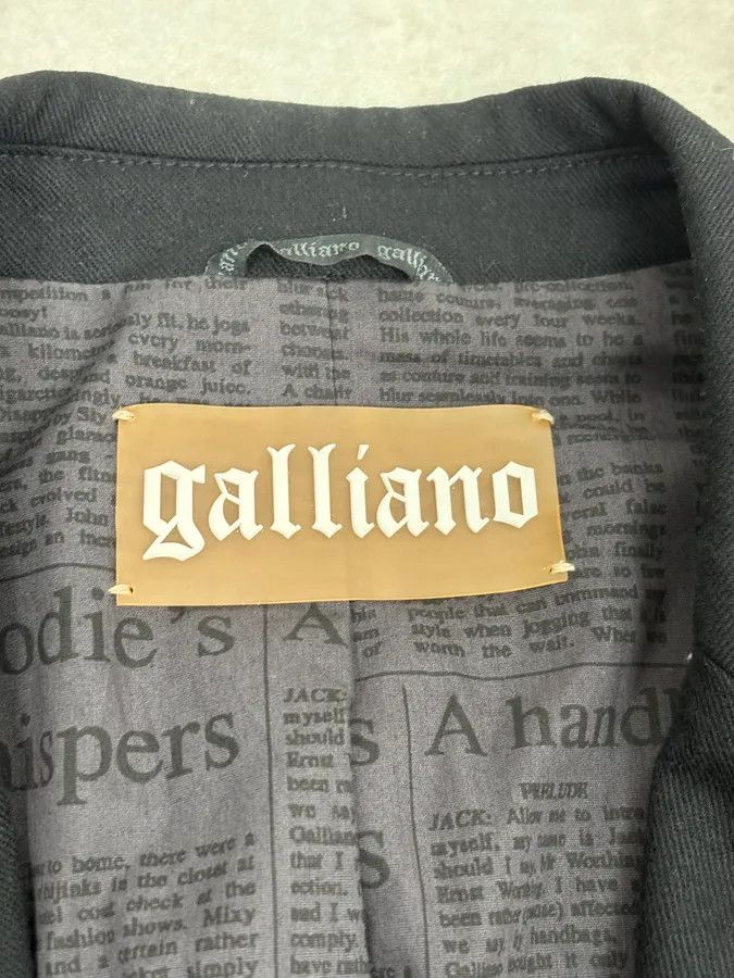 John Galliano AW2010 John Galliano Black Barbed Wire Blazer Jacket Size 44R - 12 Thumbnail