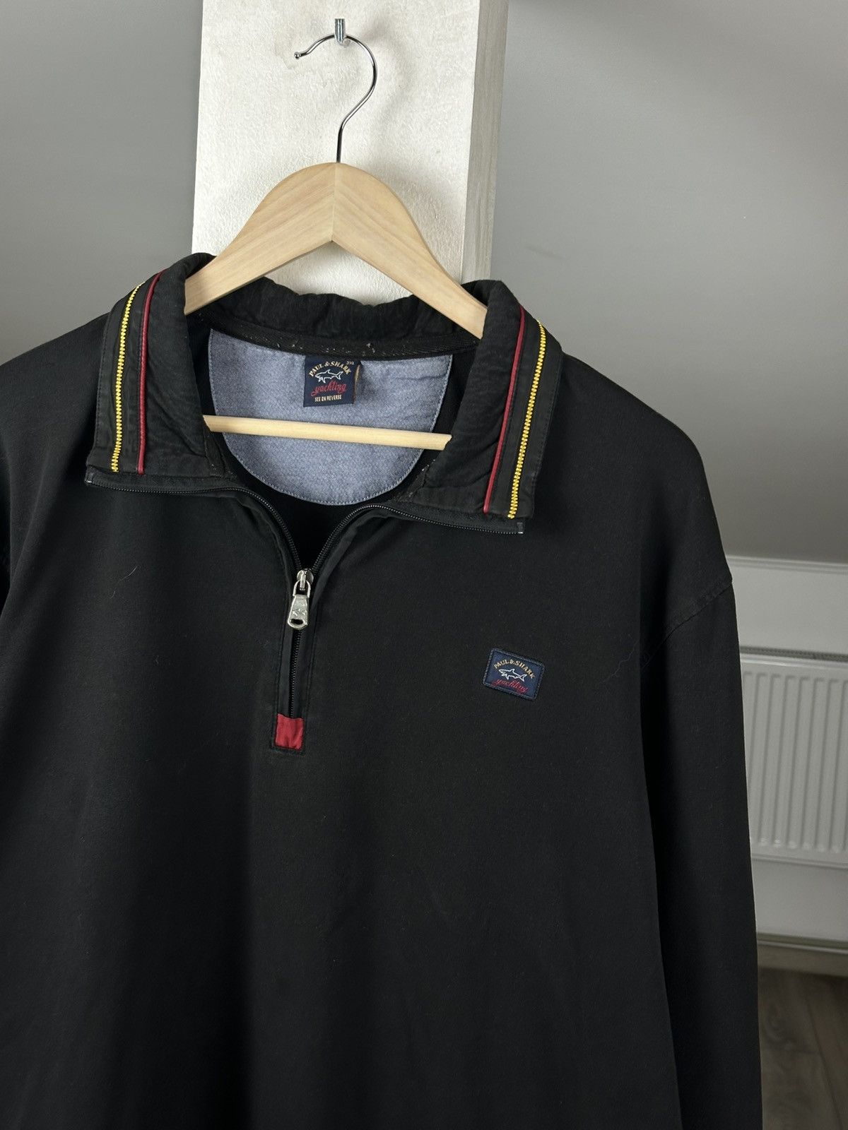 Paul & Shark Vintage Paul & Shark 1/4 Zip Sweatshirt Made In Italy Size US XXL / EU 58 / 5 - 3 Thumbnail