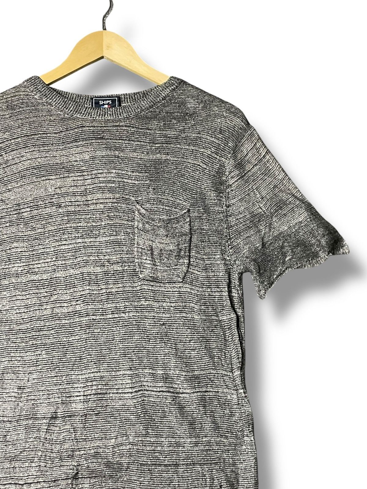 Japanese Brand × SHIPS × Vintage Ships x Japanese Brand Knitted Short Sleeve Shirt(43) Size US S / EU 44-46 / 1 - 3 Thumbnail