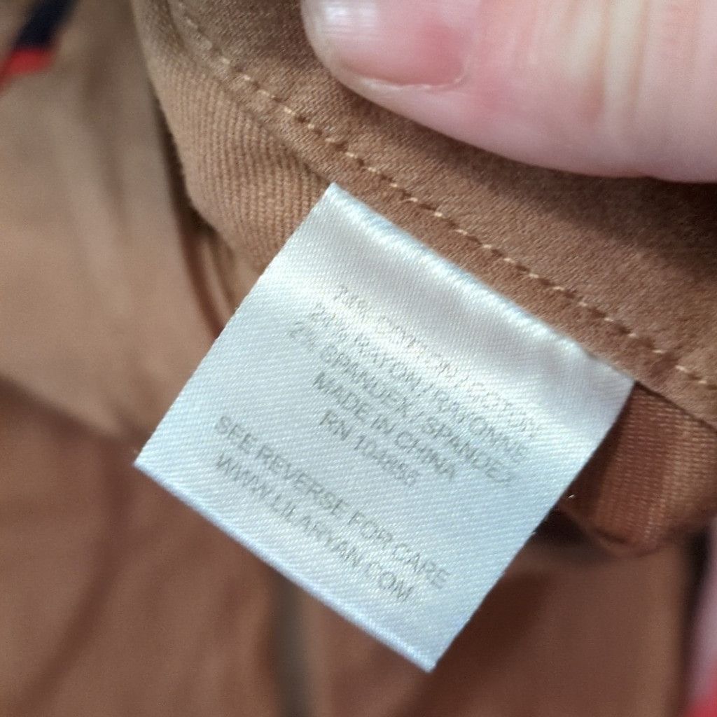 Other Lila Ryan Camel The Kit Side Stripe Crop Trousers Size 12 Size 34" / US 12 / IT 48 - 5 Thumbnail
