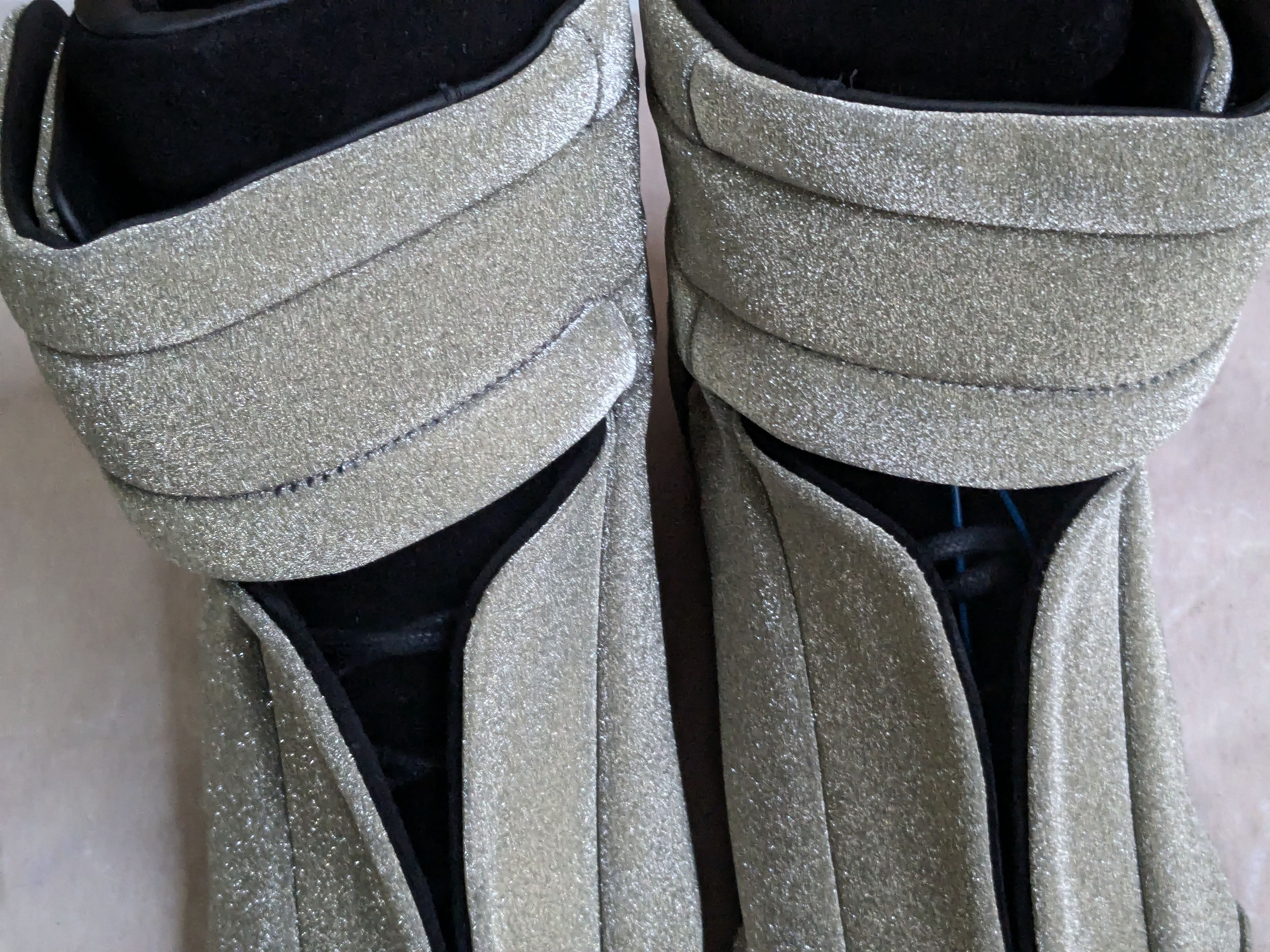 Maison Margiela Margiela Future Glitter Silver Black High Tops 10.5 43.5 Size US 10.5 / EU 43-44 - 2 Thumbnail