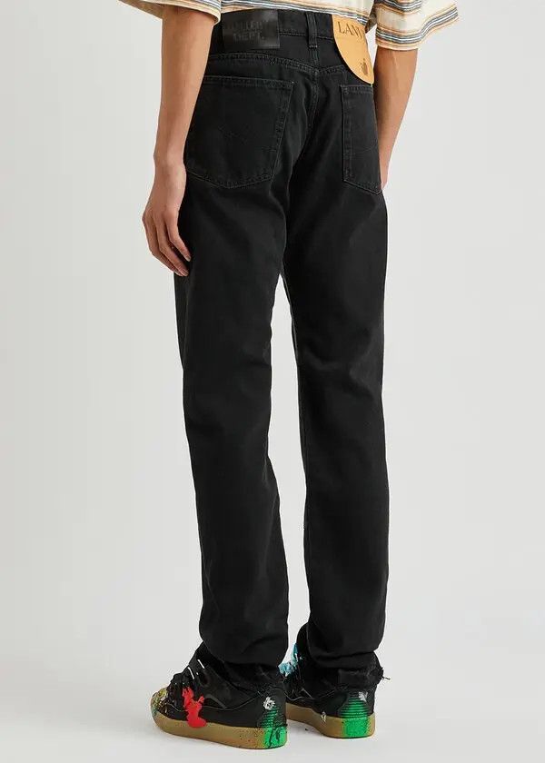 Lanvin o1y0125 Jeans Pant in Black Size US 31 - 3 Thumbnail