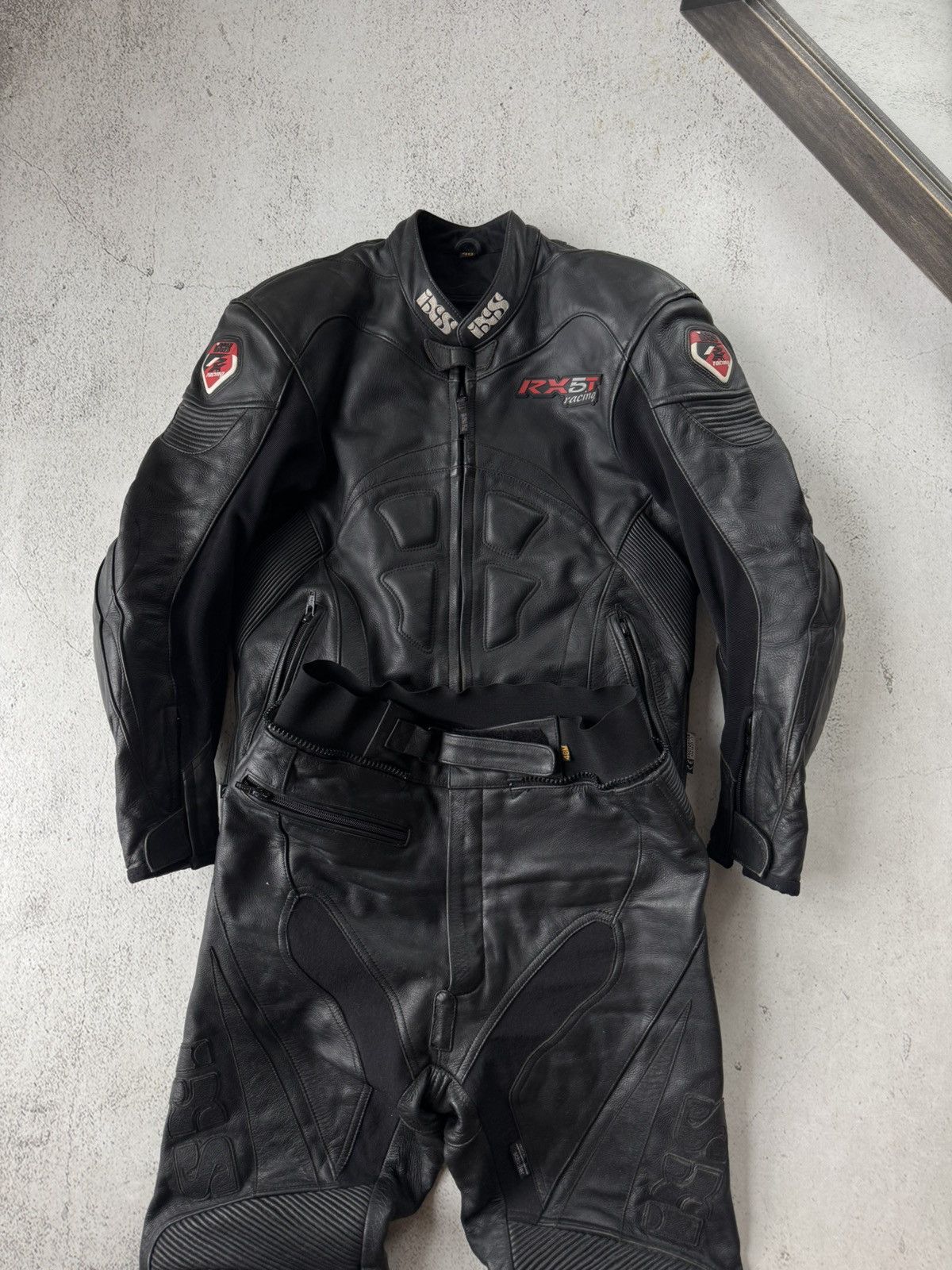 Leather IXS RX5T Vintage Motorcycles Racing Armour Leather Suit Size US M / EU 48-50 / 2 - 17 Thumbnail
