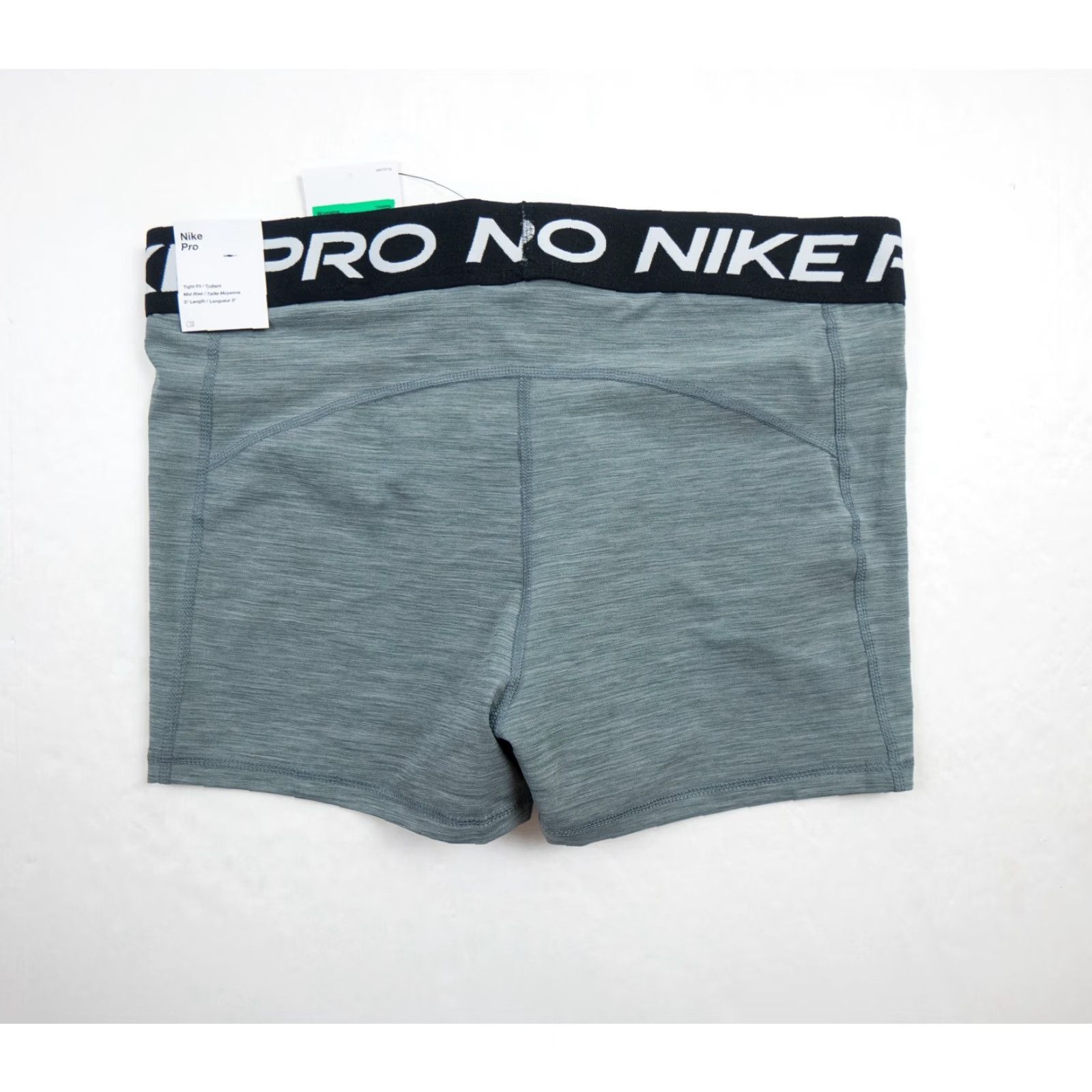 Nike Nike Pro Nike Shorts Womens XLarge Gray 3" Training Activewear Gym Workout Ladies NEW Size 40" / US 18 - 6 Thumbnail