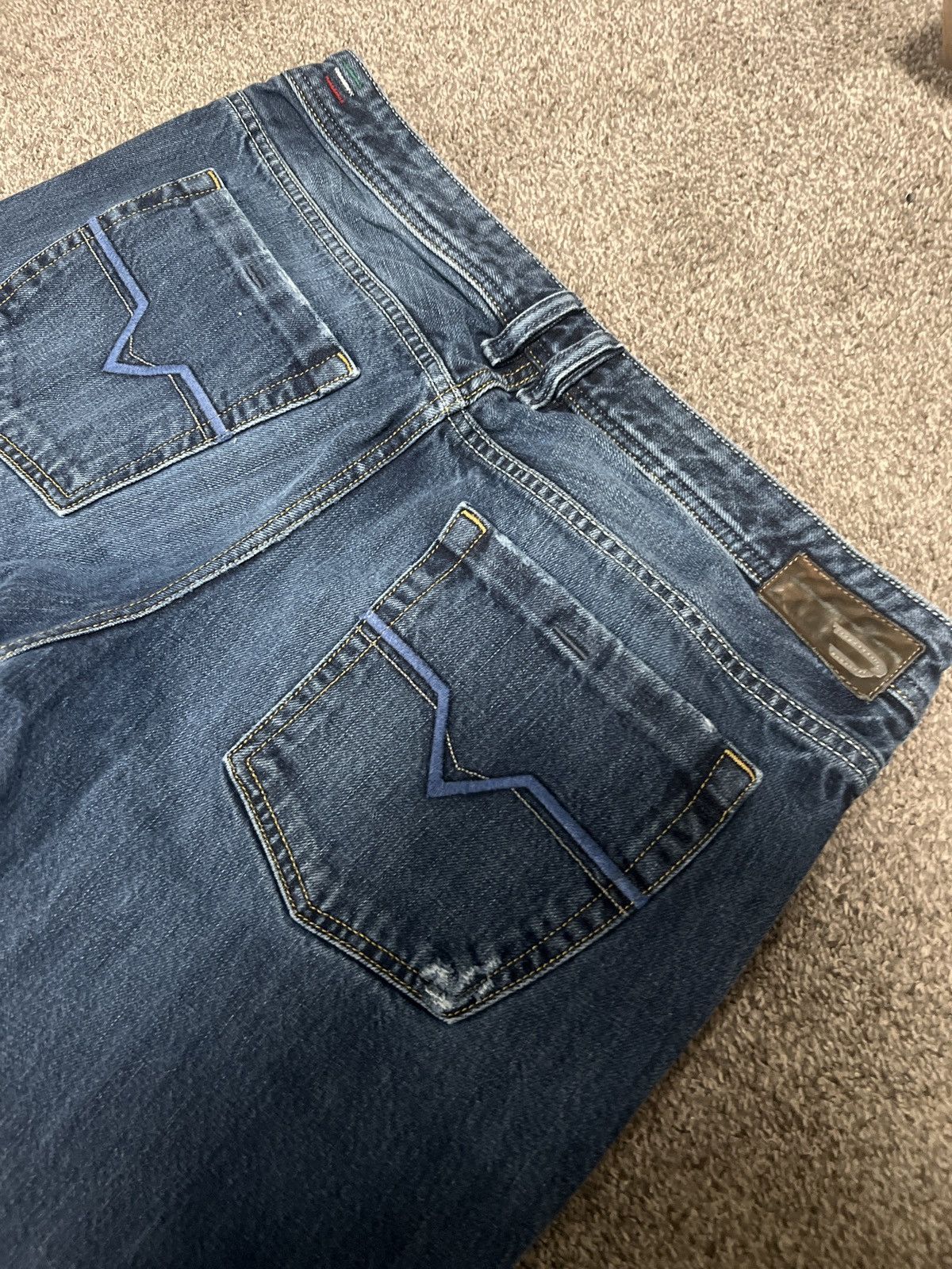 Diesel × Vintage Diesel Zathan 0071S Flared Jeans Size 36 x 30 Size US 36 / EU 52 - 7 Thumbnail