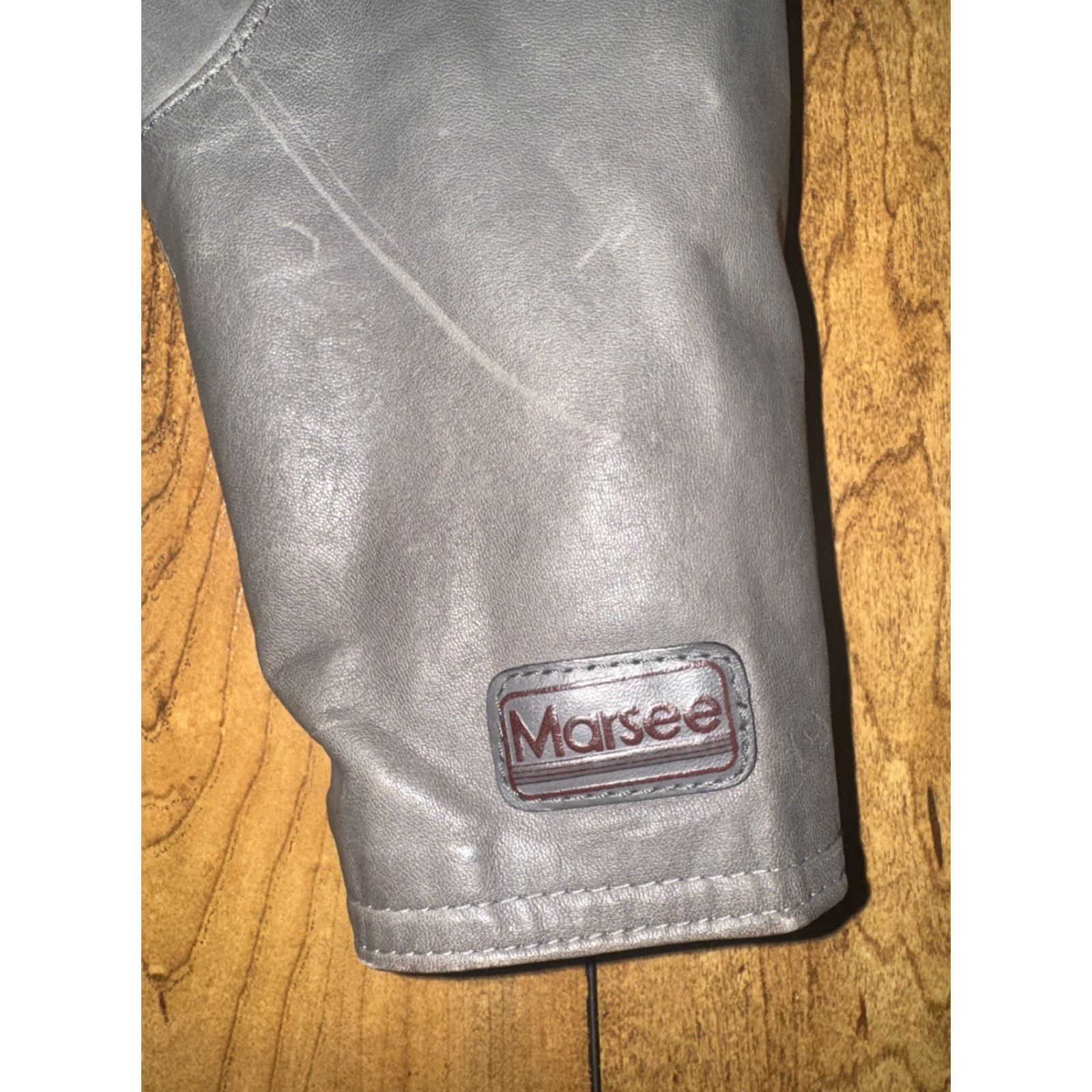 Vintage Marsee Reversible Leather Biker Jacket Gray Men’s Size 42 Medium 20x24 Jackets/Motorcycle Vintage Style Size US M / EU 48-50 / 2 - 2 Thumbnail
