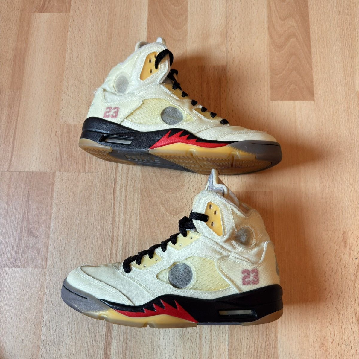 Jordan Brand × Off-White Air jordan 5 x Off White sail Size US 7 / EU 40 - 4 Thumbnail