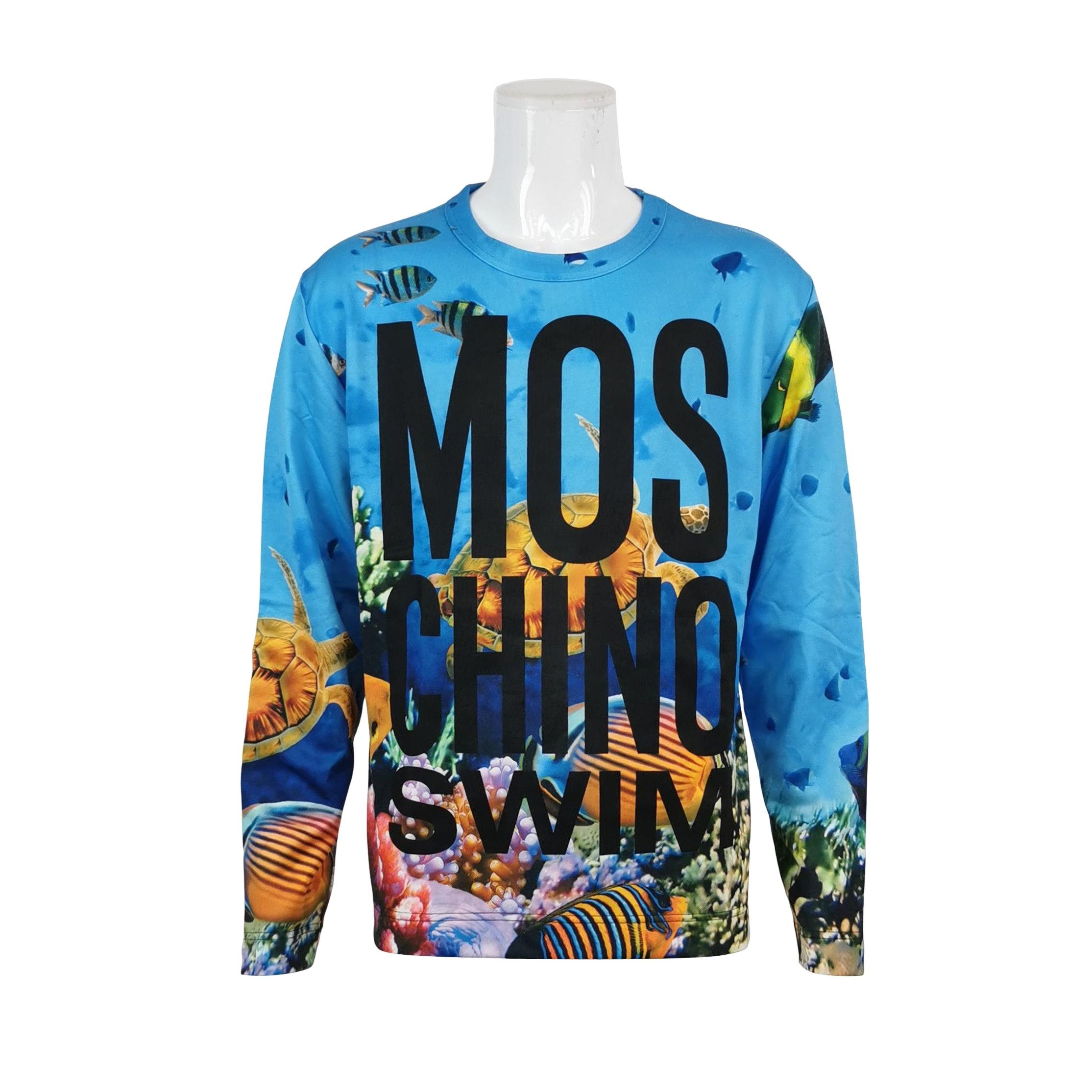 Moschino Moschino Underwater Print Sweatshirt M Size US M / EU 48-50 / 2 - 1 Thumbnail