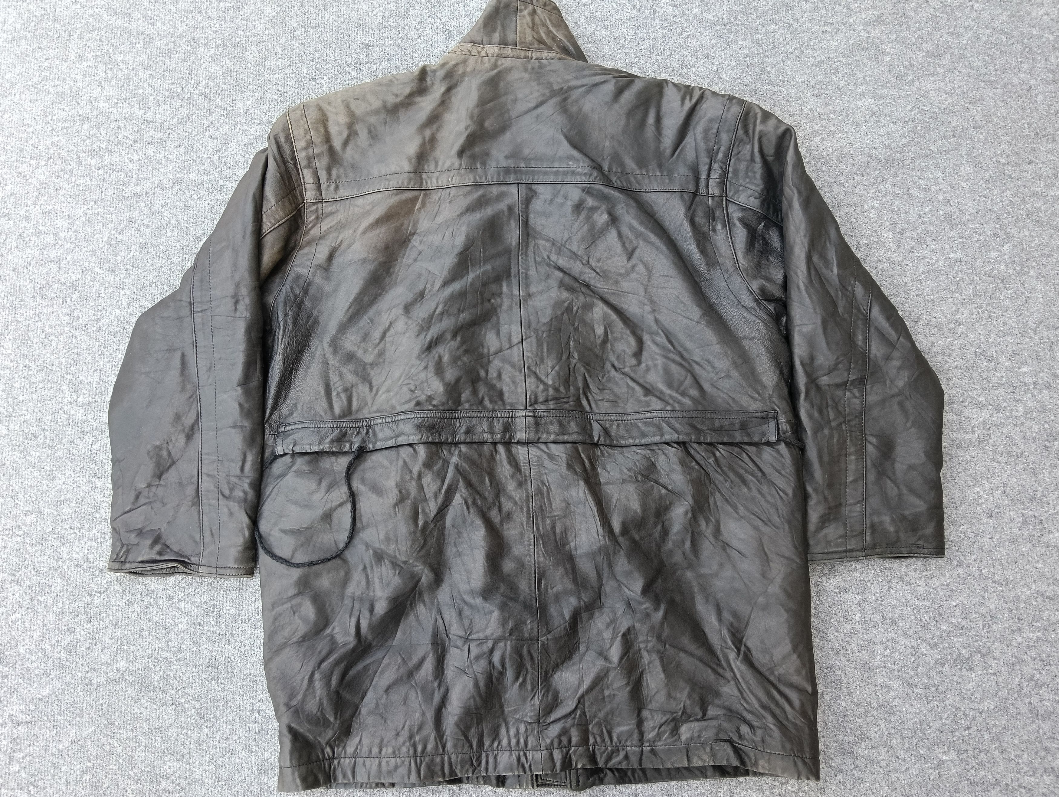 Leather Vintage Beer Blasts leather sheep jacket. Size US M / EU 48-50 / 2 - 6 Thumbnail