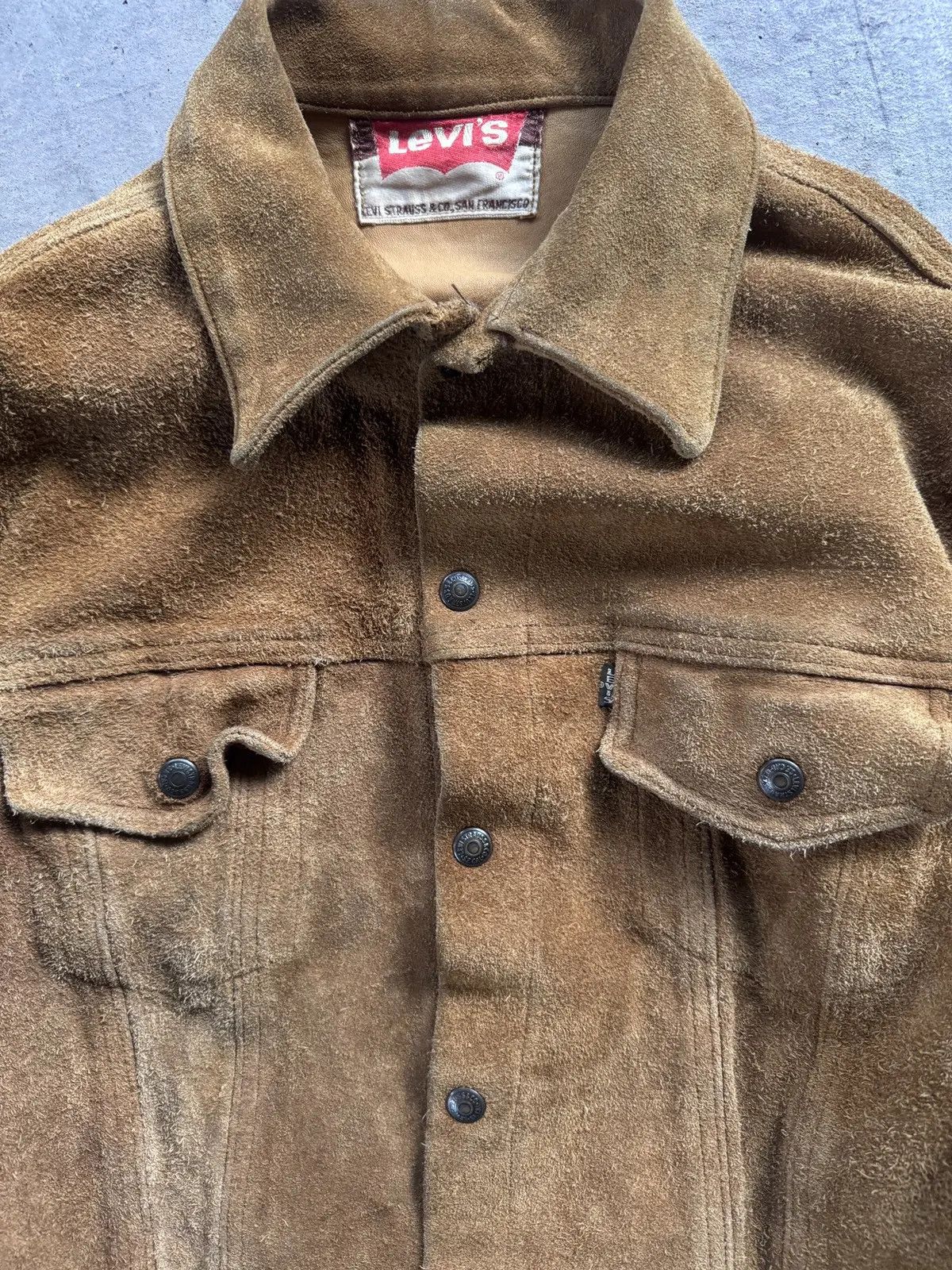Levi's True Vintage 60s Levis Big E Suede Leather Jacket Size US M / EU 48-50 / 2 - 4 Thumbnail