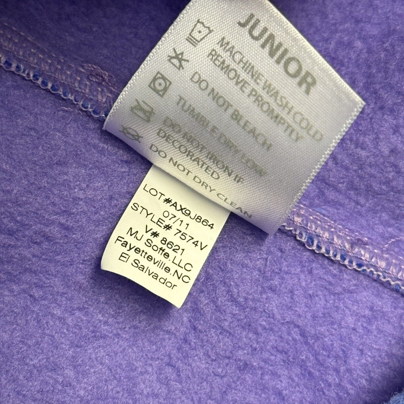 Vintage Soffe Hoodie Sweatshirt Junior XL Blue Long Sleeve C1 Size US XL / EU 56 / 4 - 10 Thumbnail