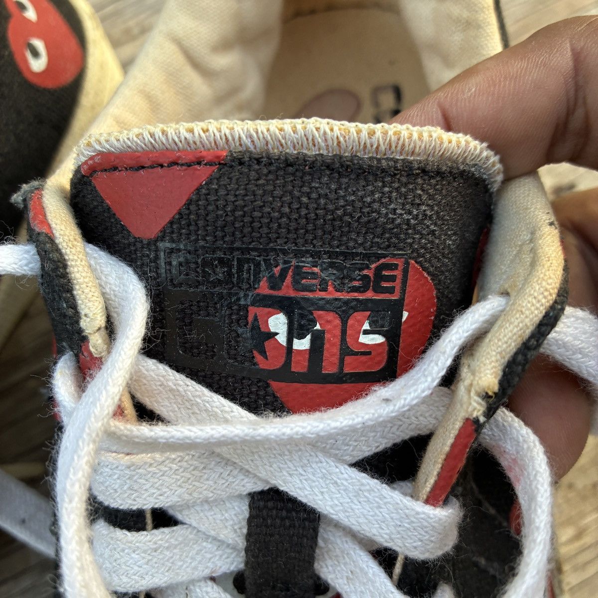 Comme des Garcons PLAY × Converse Comme des Garçons PLAY & Converse Collaboration Multi Heart Size US 6.5 / IT 36.5 - 3 Thumbnail