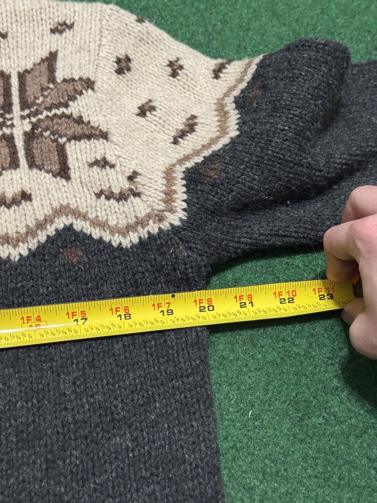 Eddie Bauer Vintage Eddie Baur Wool Nordic Knit Fair Isle Small Sweater Size S / US 4 / IT 40 - 4 Thumbnail