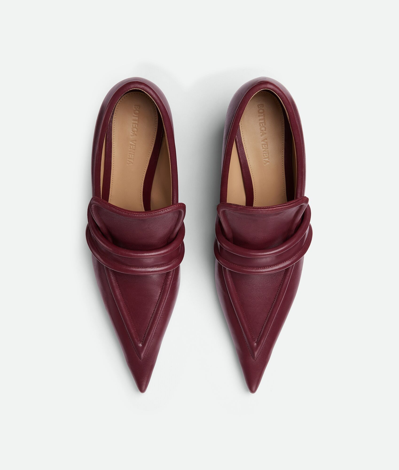 Bottega Veneta o1n1vont0325 Spada Pumps in Burgundy Size US 7 / IT 37 - 4 Thumbnail