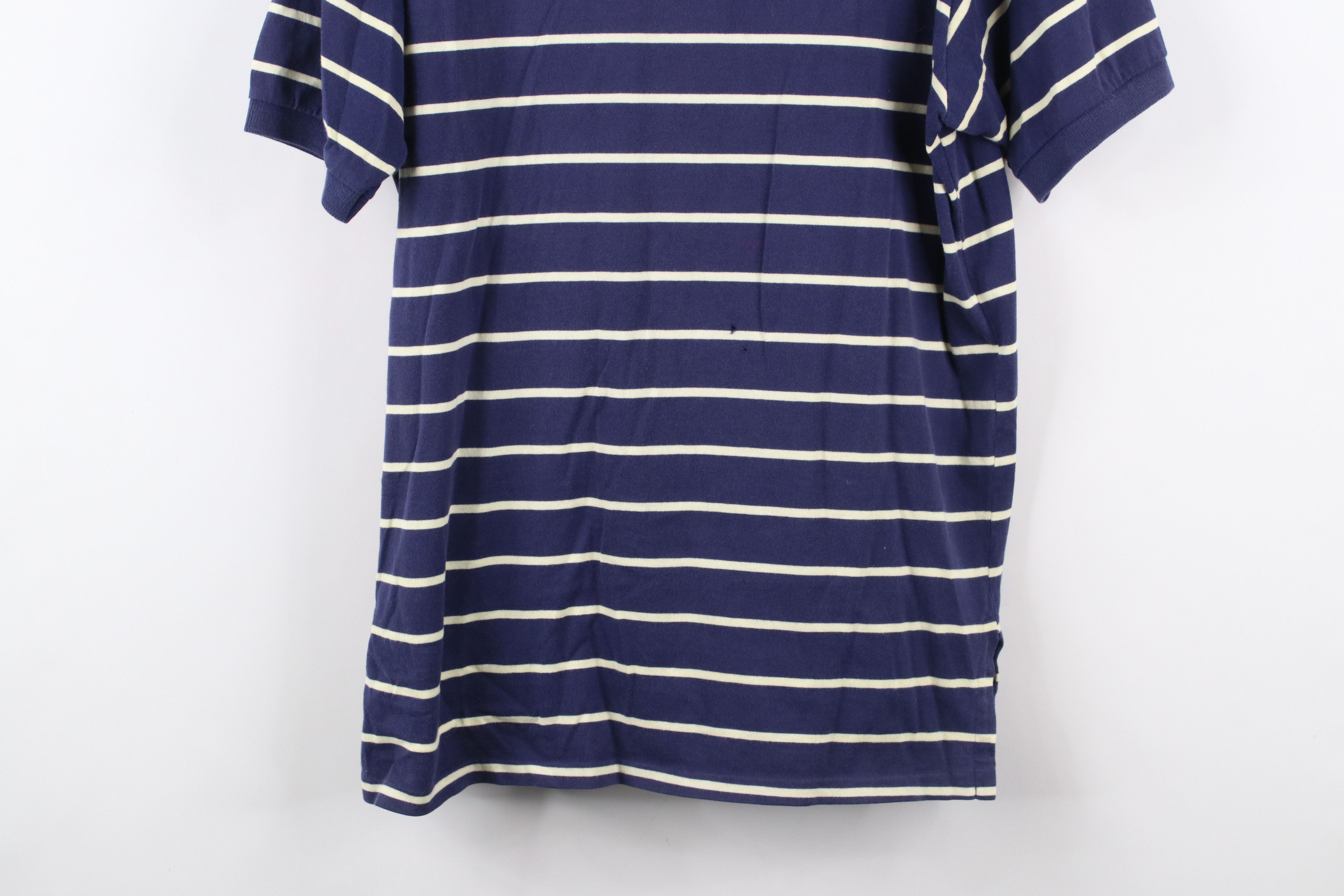 Ralph Lauren × Vintage Vintage 90s Ralph Lauren Soft Touch Striped Polo Shirt USA Size US M / EU 48-50 / 2 - 14 Thumbnail