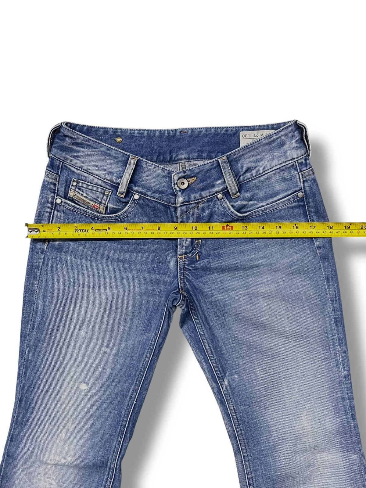 Diesel Flared Vintage Diesel Louvely Italy - Faded Wash Jeans Size 29" - 17 Thumbnail