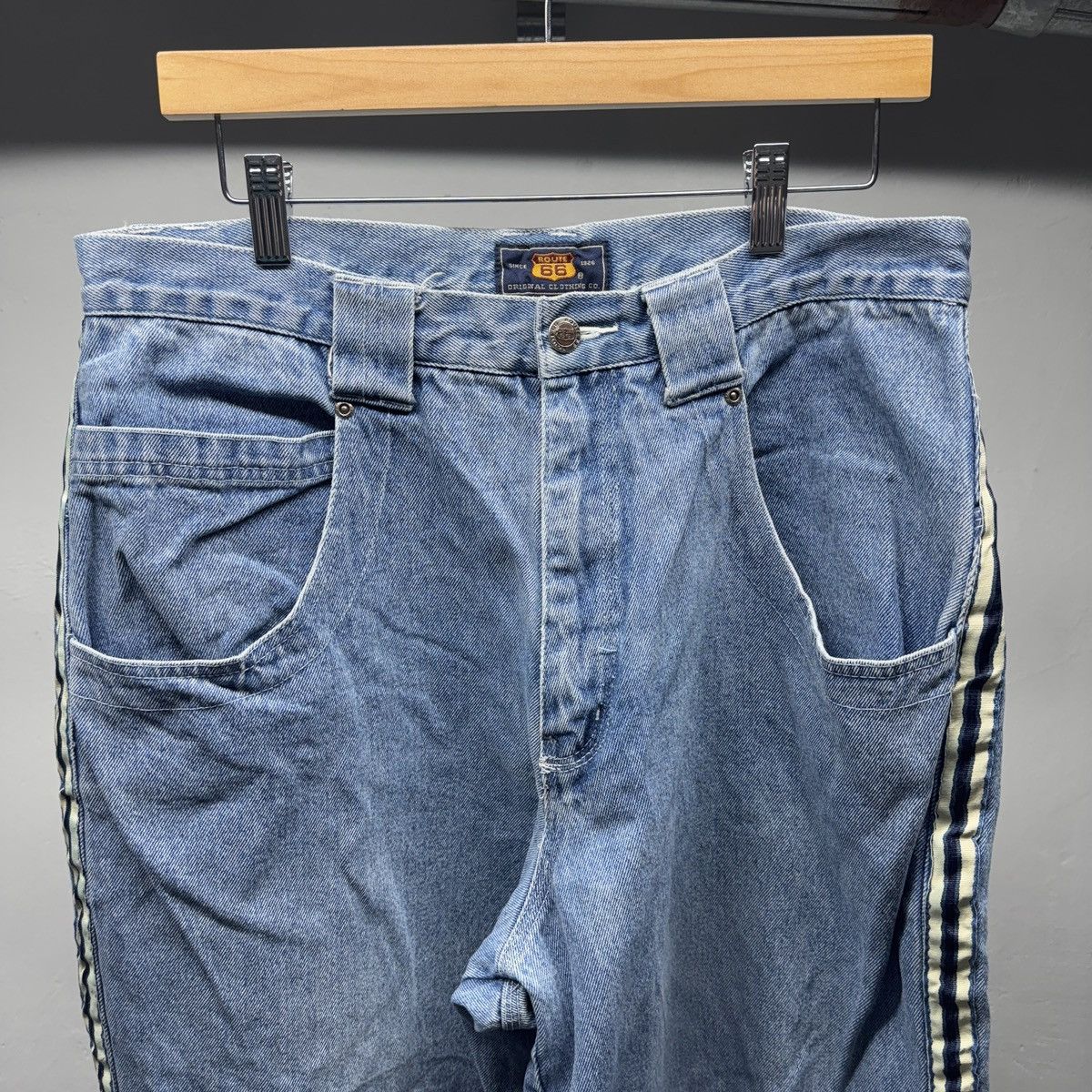 Vintage 90s Y2K Baggy Wide Leg Denim Jeans Jnco Skater ERD Grunge Size US 34 / EU 50 - 7 Thumbnail