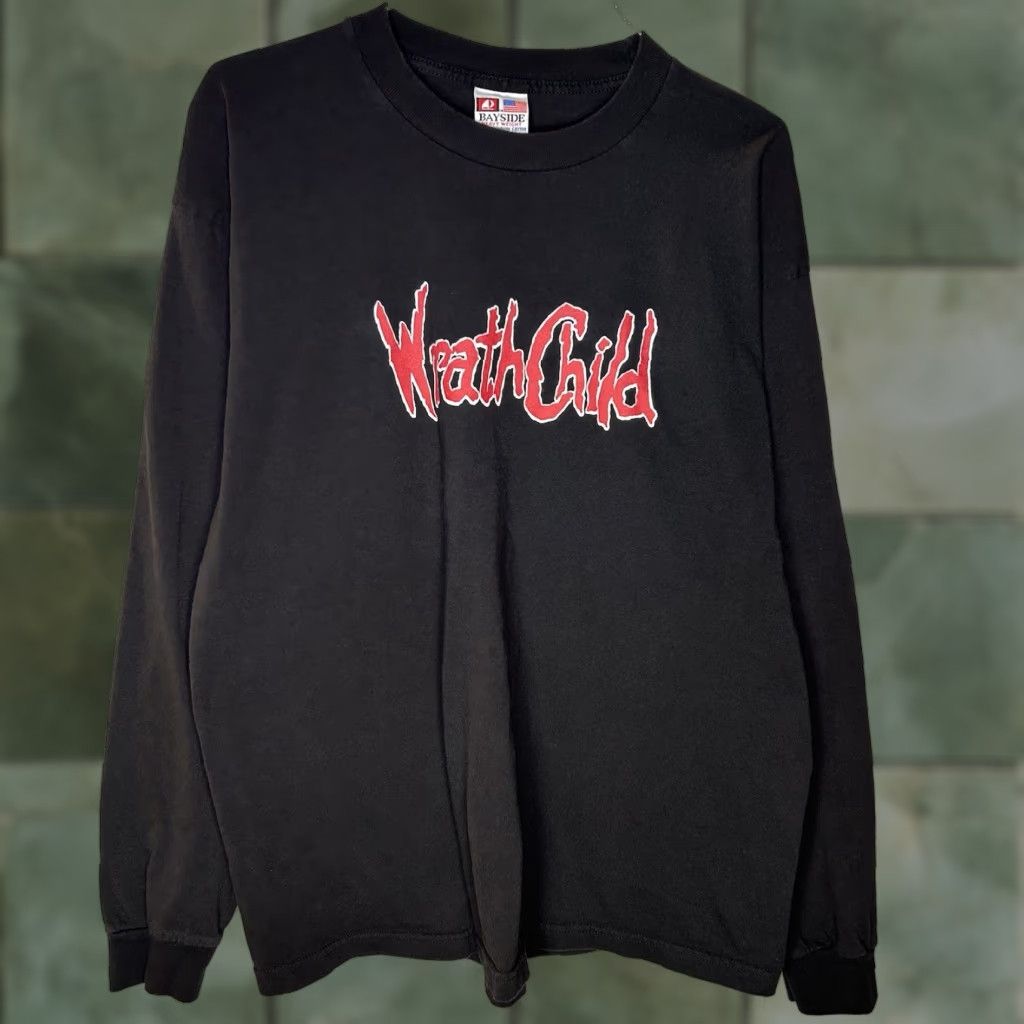 Vintage VINTAGE Bayside 90s Wrathchild Band Tour Concert Long Sleeve Graphic T-Shirt Men’s XL Shirt Men XL Black 90s Mens Size US XL / EU 56 / 4 - 1 Thumbnail