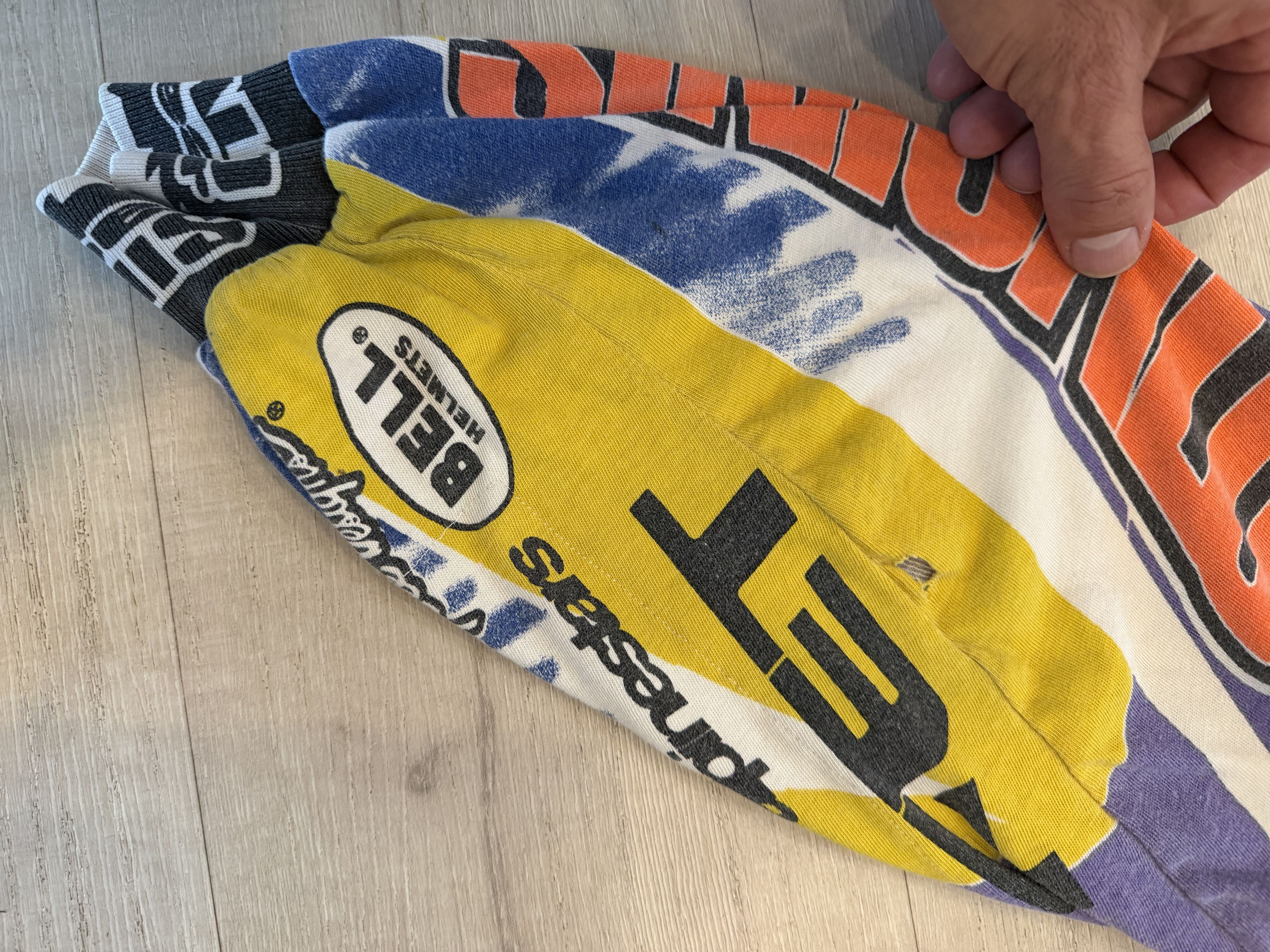 Honda Vintage 90's Honda Racing Sinasalo Moto Jersey Size US XL / EU 56 / 4 - 5 Thumbnail