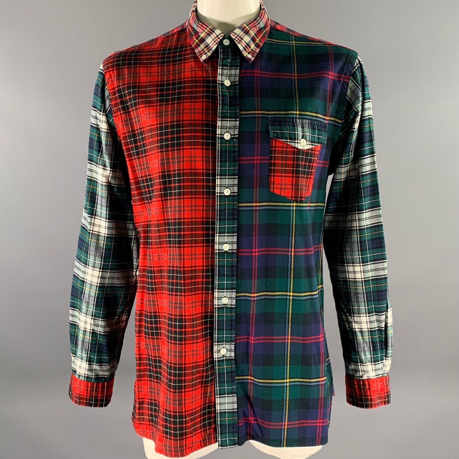 Ralph Lauren RALPH LAUREN XL Multicolor Plaid Flannel Long Sleeve Shirt Size US XL / EU 56 / 4 - 1 Thumbnail