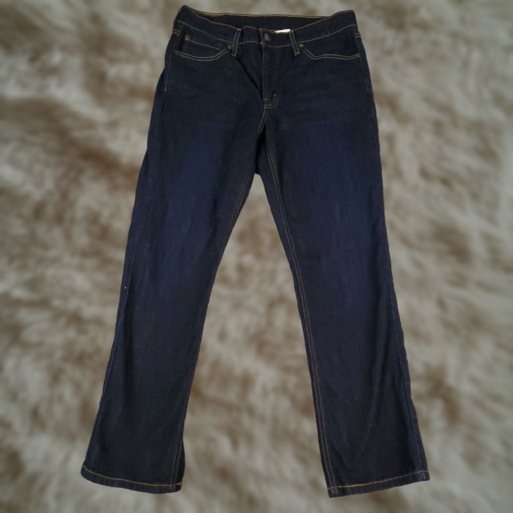 Levi's Levis Mens Jeans 32x28 Blue Athletic Fit Straight Leg Denim Pants Size 32 Extra Large Size US 32 / EU 48 - 1 Thumbnail