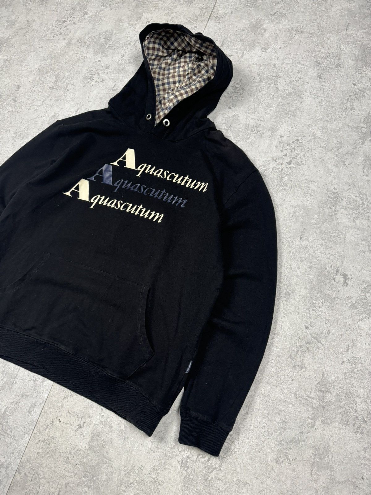Aquascutum Aquascutum Hoodie Big Logo Size XXL Size US XXL / EU 58 / 5 - 3 Thumbnail