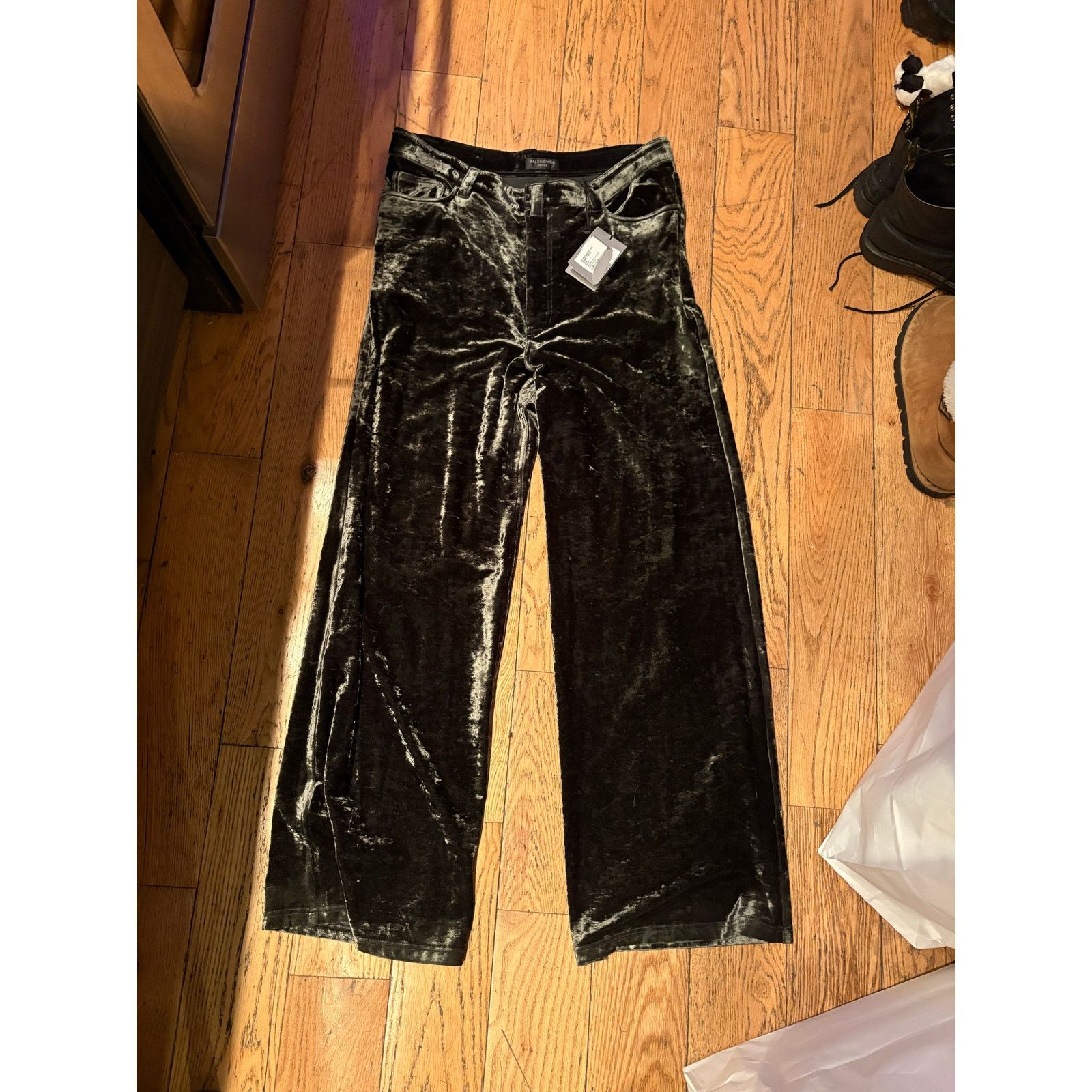 Balenciaga Balenciaga Velour Pants Size Large Adjustable Size US 32 / EU 48 - 8 Thumbnail