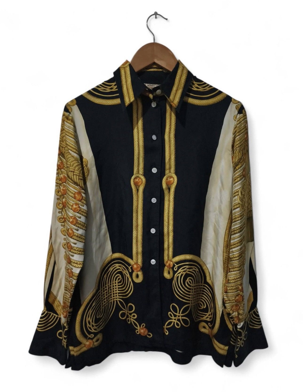 Hermes Hermes Paris Baroque Brandebourgs 1970s silk made in France Size US M / EU 48-50 / 2 - 8 Thumbnail
