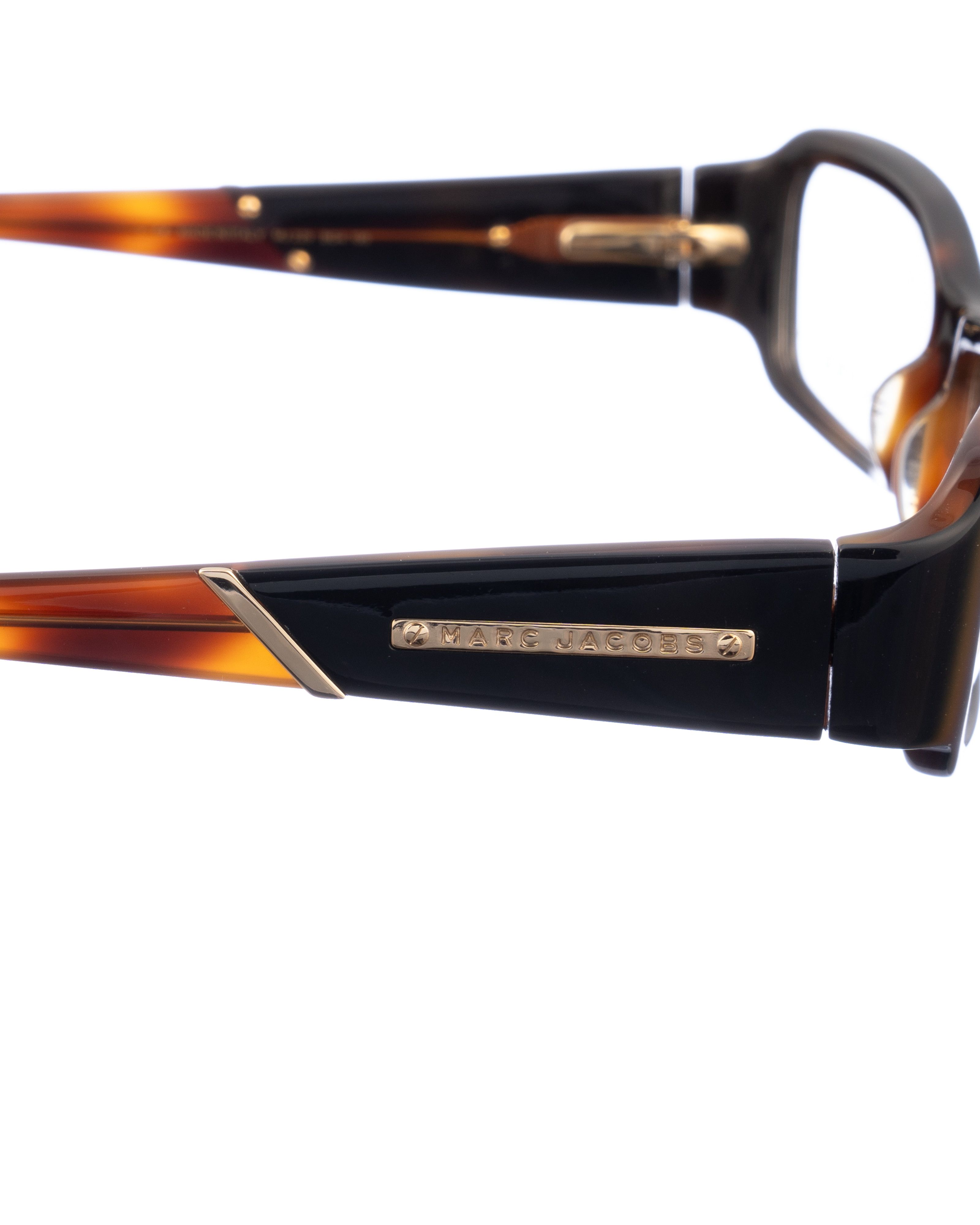 Marc Jacobs Marc Jacobs 00s Dark Brown Classic Glasses Size ONE SIZE - 3 Thumbnail