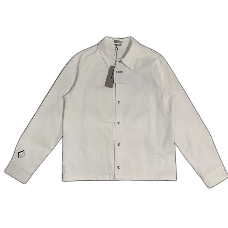 Dior dior diamond patterned button-up shirt Size US L / EU 52-54 / 3 - 1 Thumbnail