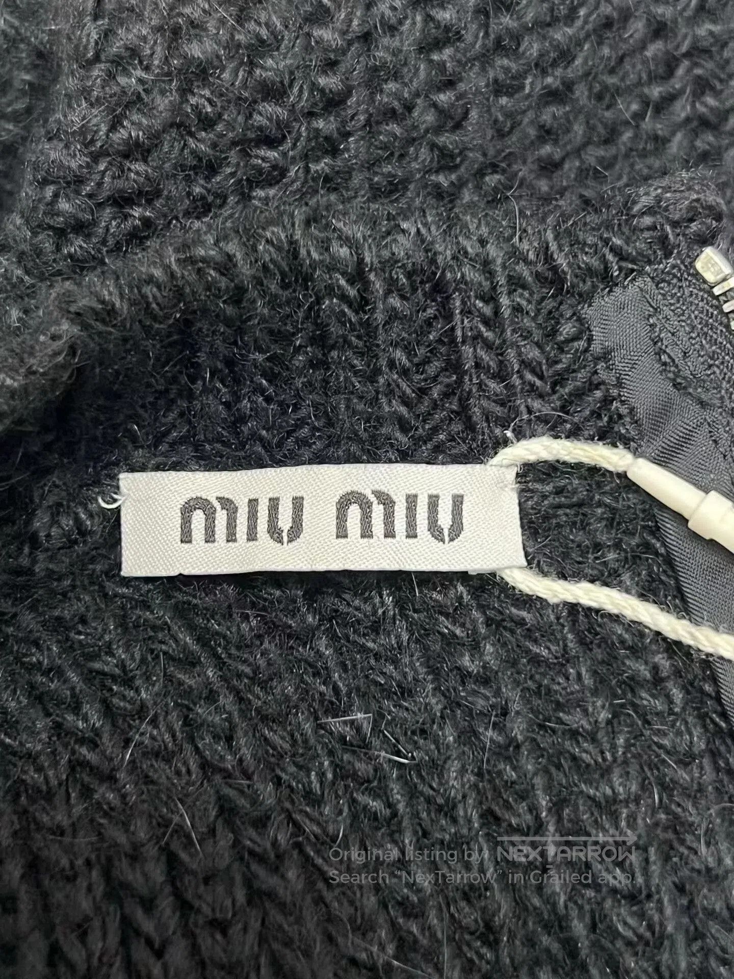 Miu Miu Miu Miu Knitted Zipper Sweater Size 36. Size XS / US 0-2 / IT 36-38 - 4 Thumbnail