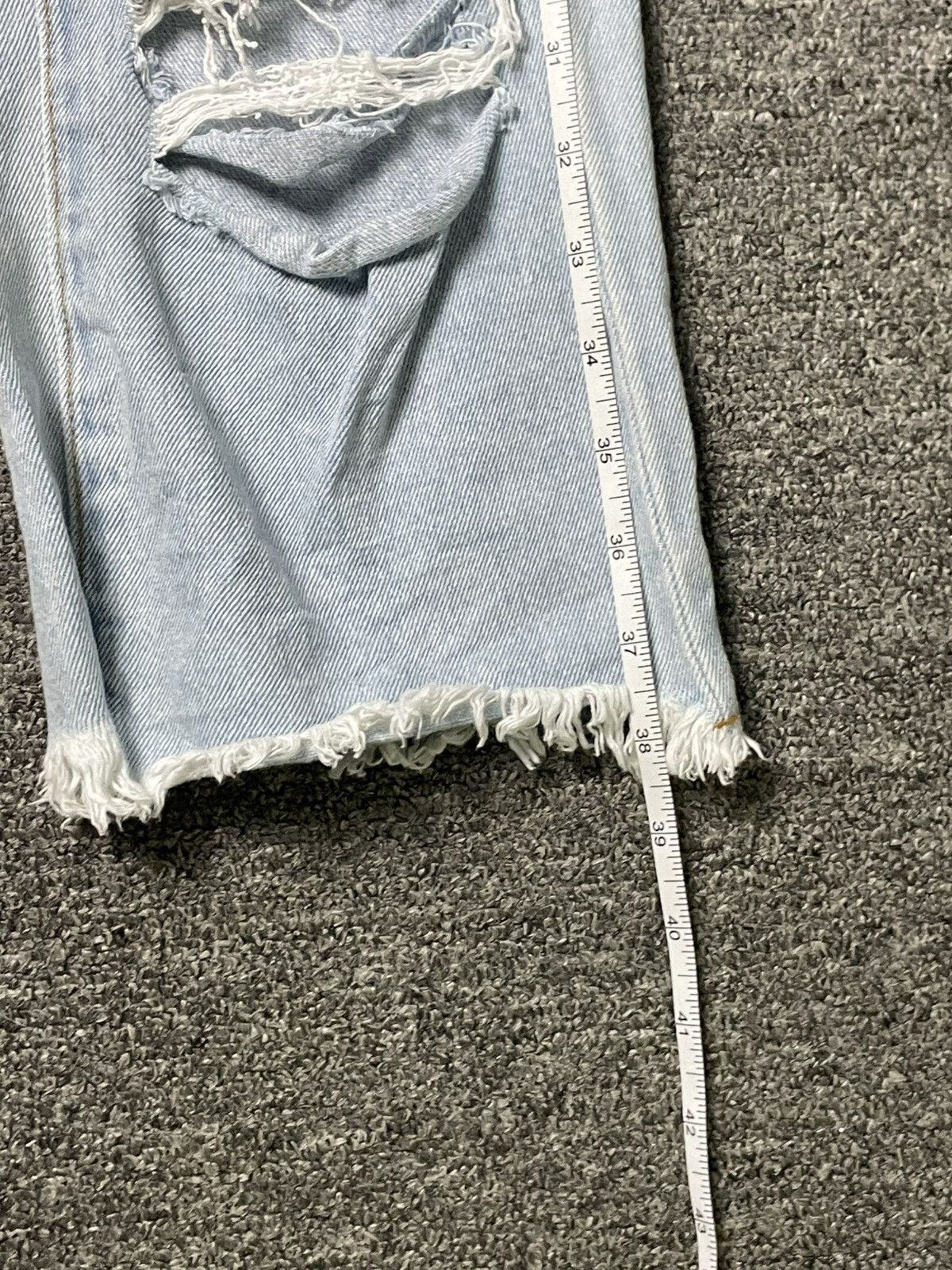 Japanese Brand WEGO Brand Destroyed Denim Jeans (62) Size US 26 / EU 42 - 18 Thumbnail