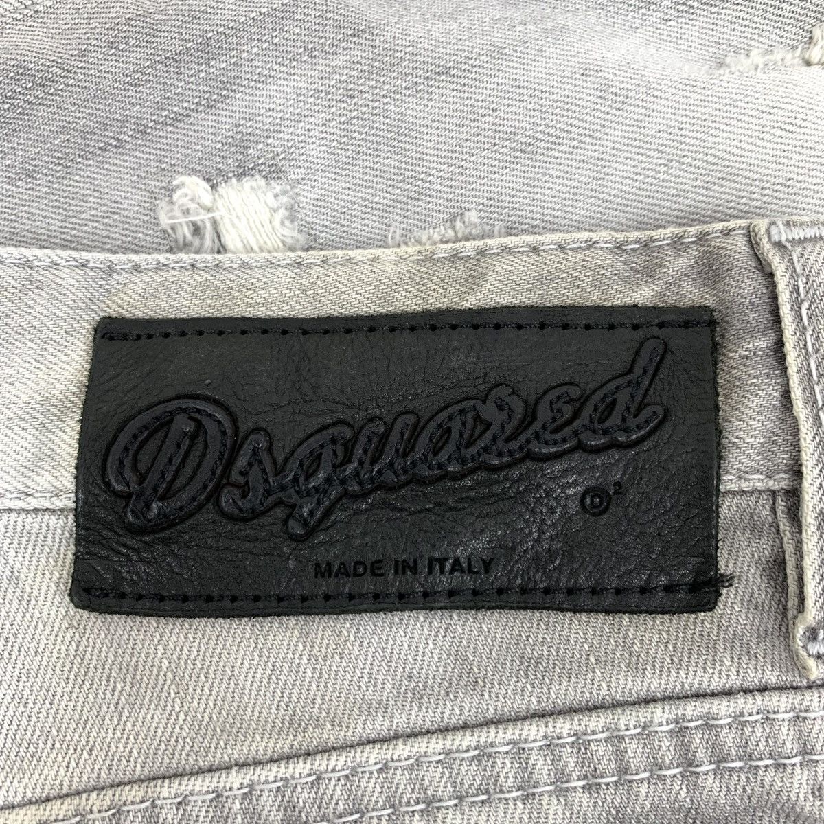 Dsquared2 Dsquared2 Mud Gray Vintage Ripped Denim Casual Pants K26WX Size US 30 / EU 46 - 4 Thumbnail