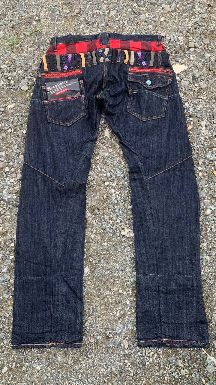 Japanese Brand Sorridere Great double waisted jeans Size US 33 - 9 Thumbnail