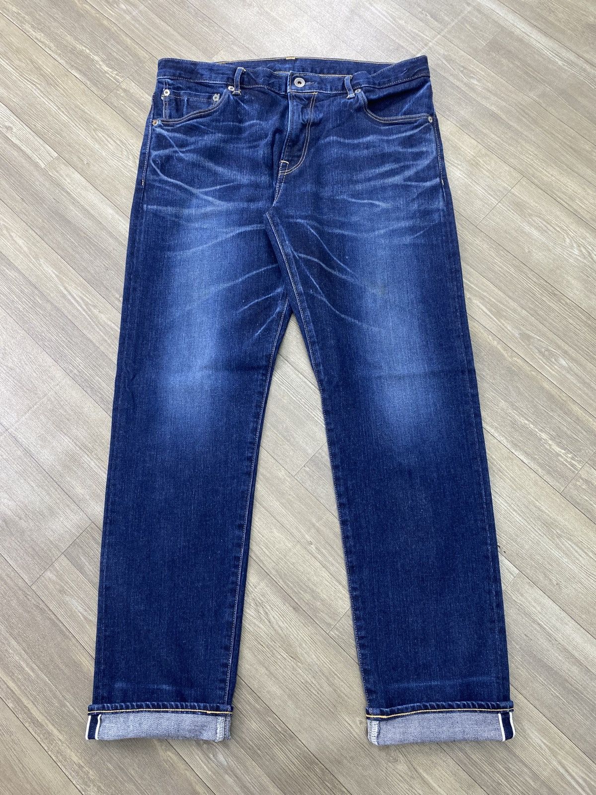 Spellbound Vintage Spellbound Japan Selvedge Denim Faded Blue Jeans Size US 34 / EU 50 - 1 Thumbnail