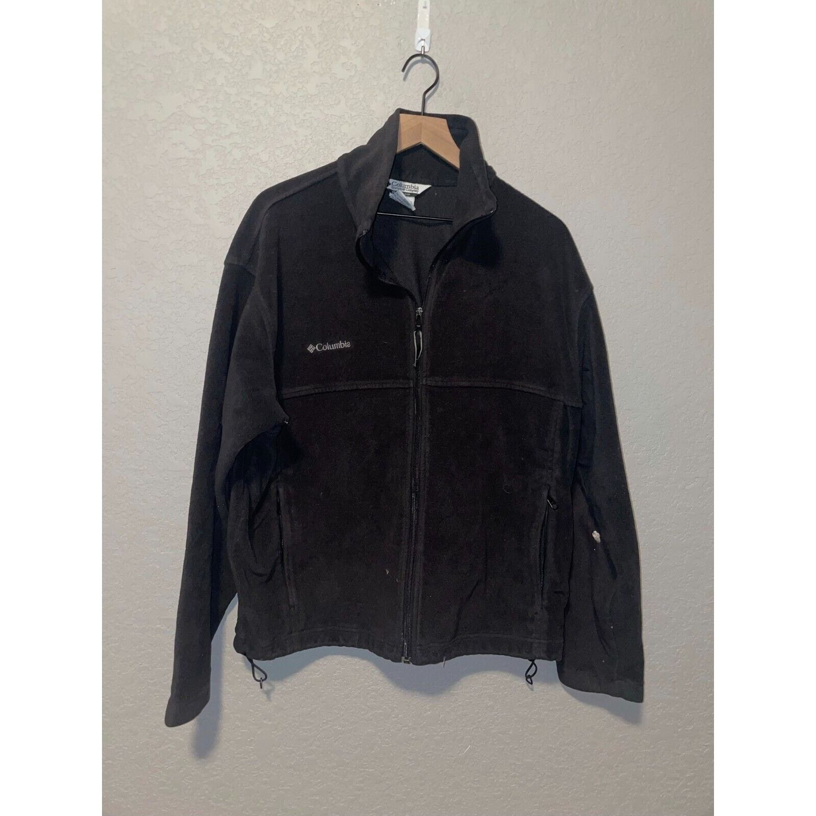 Columbia Mens Columbia Fleece Sweatshirt Outdoor Black Jacket XL Men Size US XL / EU 56 / 4 - 1 Thumbnail