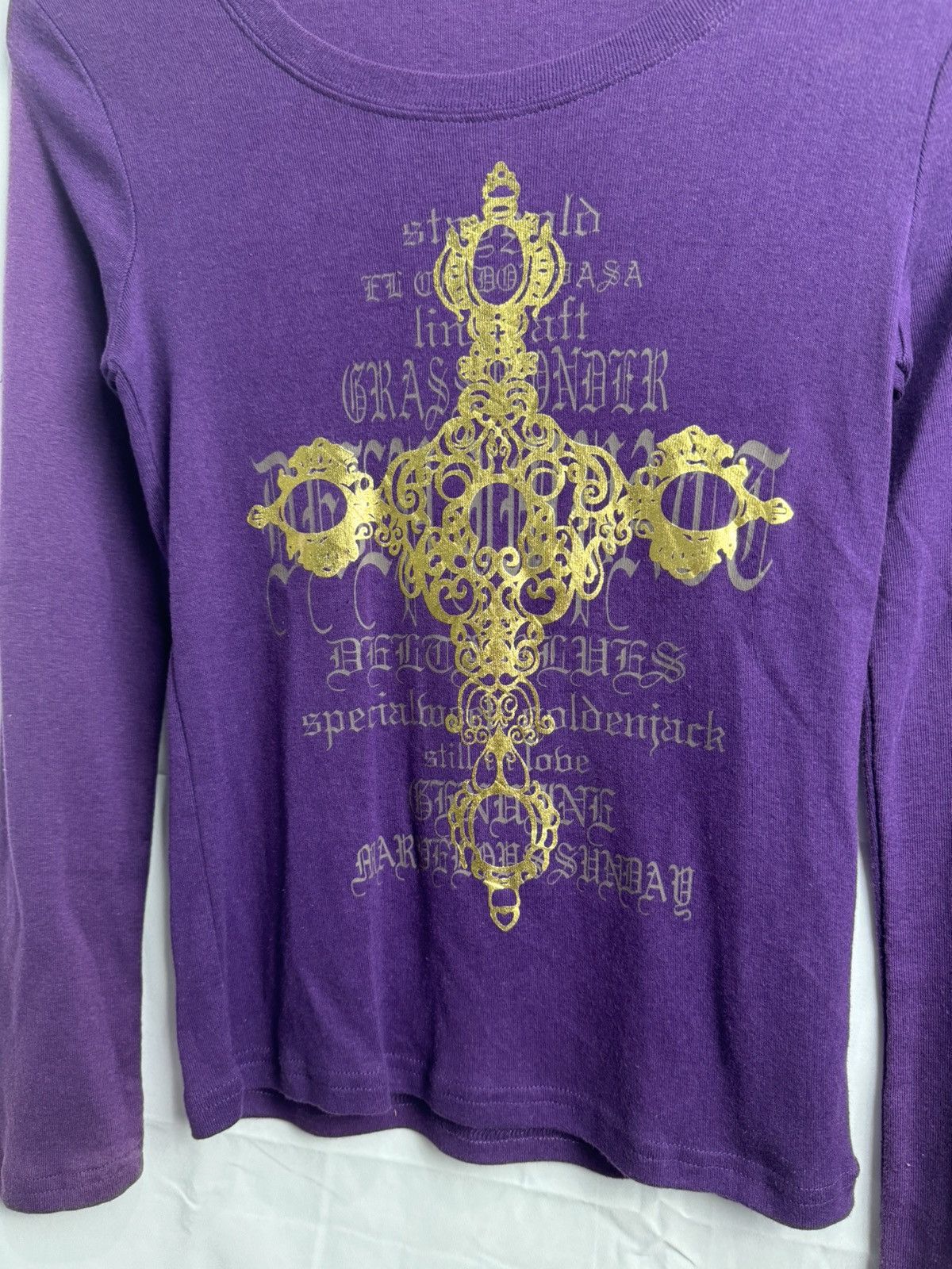 Hysteric Glamour × If Six Was Nine × Le Grande Bleu (L.G.B.) Gothic Poem Crosses Long sleeve Japanese Gal House Size US S / EU 44-46 / 1 - 3 Thumbnail