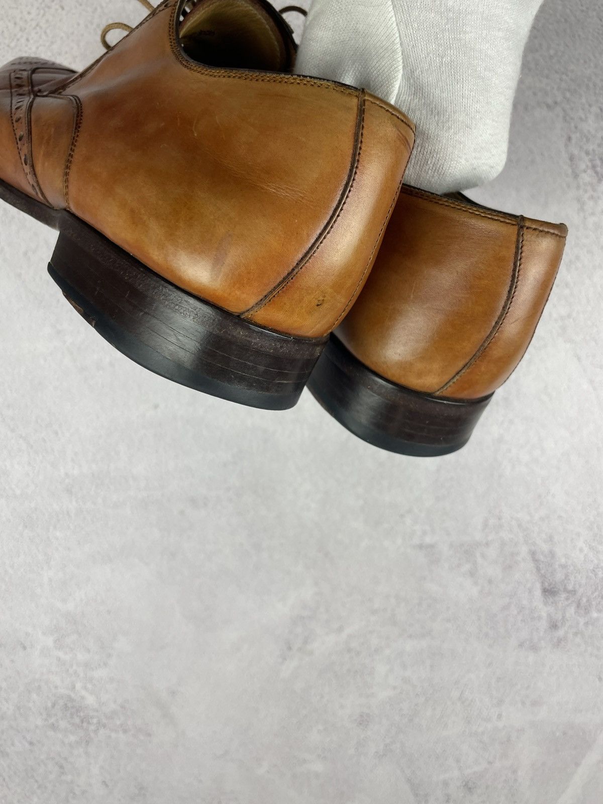 Magnanni Magnanni Brown Leather Oxford Dress Shoes EU 42 US 9M Size US 9 / EU 42 - 17 Thumbnail
