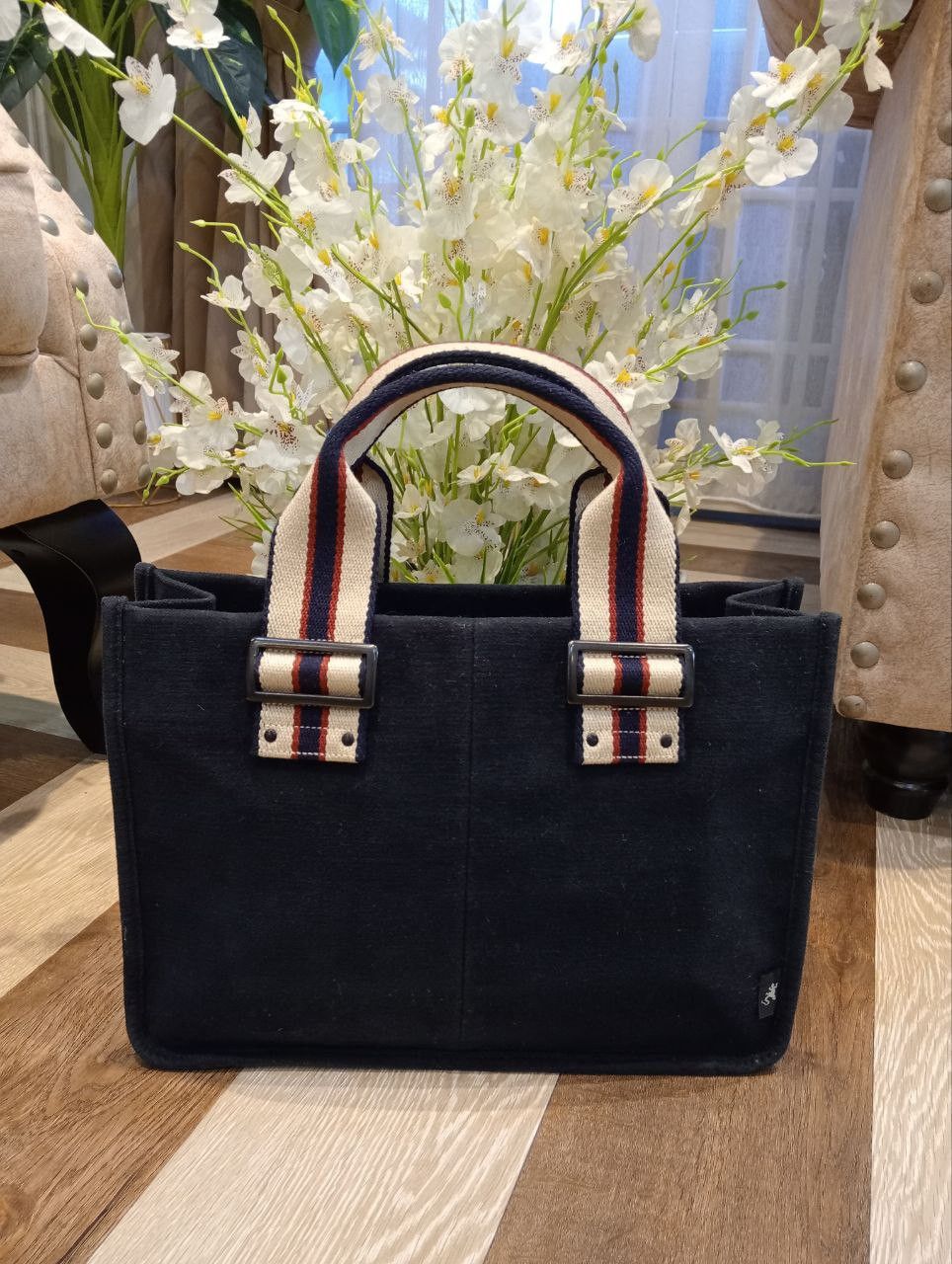agnes b. AGNES B. VOYAGE TOTE BAG - BLACK Size ONE SIZE - 1 Thumbnail