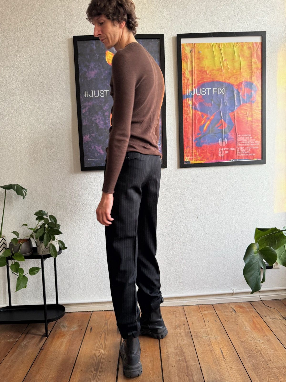 Rick Owens F/W 23 "LUXOR" Ribbed Brown Wool Sweater Rick Owens L Size US L / EU 52-54 / 3 - 19 Thumbnail