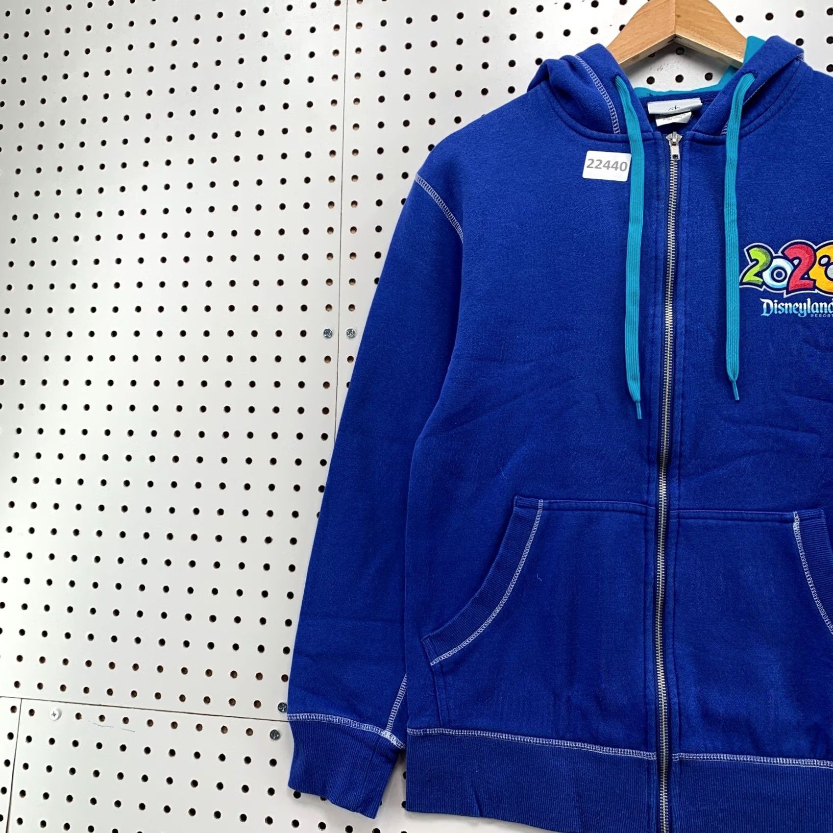 Disney Disney Disneyland Hoodie Royal Blue 2020 Adult Small Hoodie Size US S / EU 44-46 / 1 - 4 Thumbnail