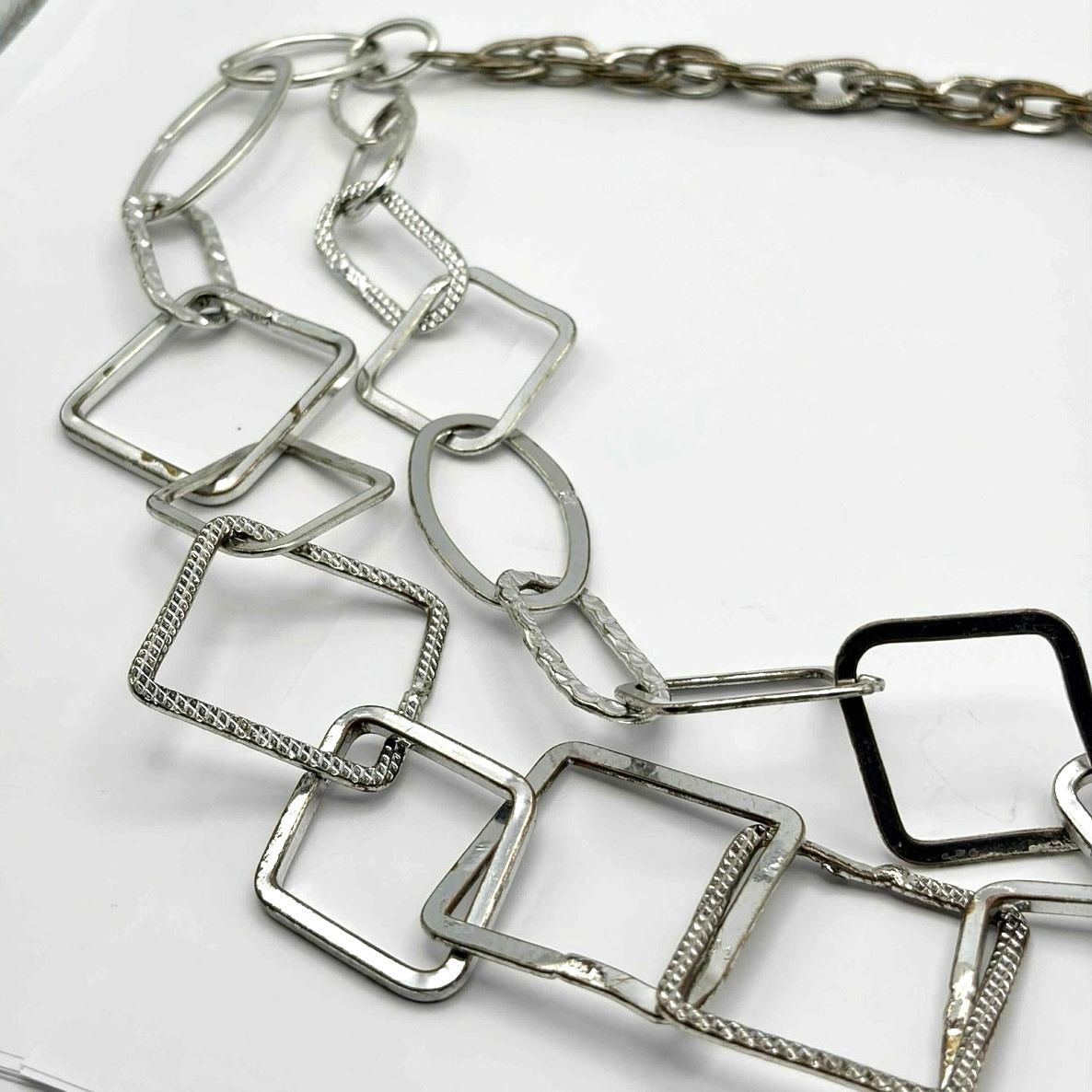 Other Y2k Silver Metal Belt Size ONE SIZE - 2 Thumbnail