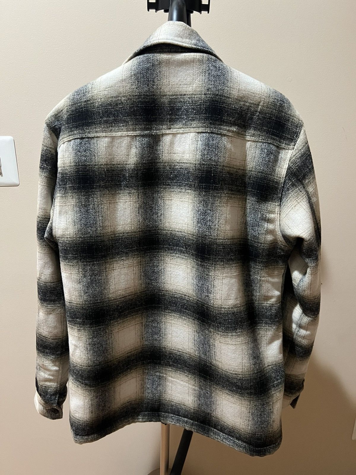 Allsaints Allsaints Lewes Plaid Sherpa Overshirt Size US S / EU 44-46 / 1 - 2 Thumbnail
