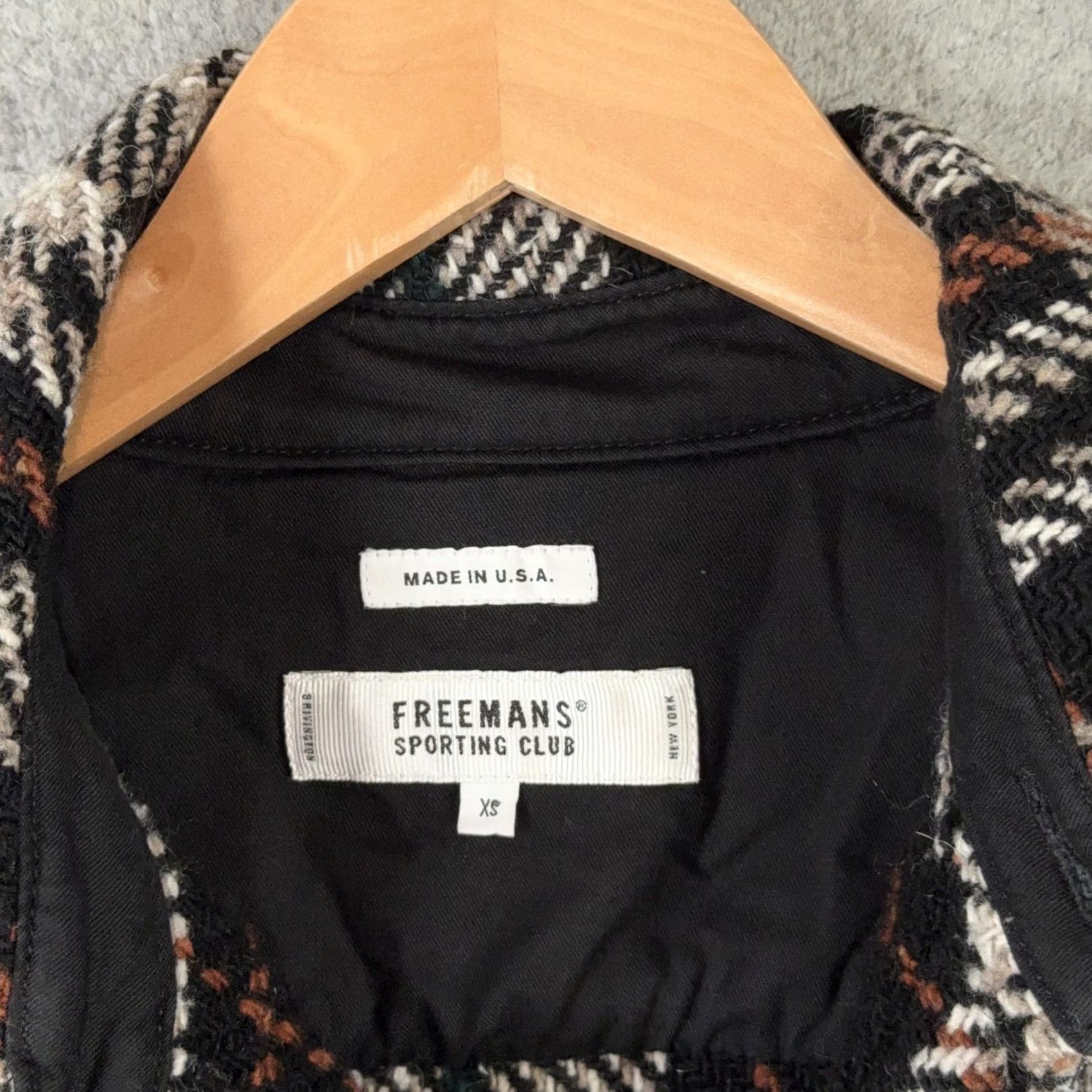 Vintage VINTAGE Freemans Sporting Club Shirt Jacket Mens XS Plaid Wool Blend USA FSC Shacket Size US XS / EU 42 / 0 - 3 Thumbnail