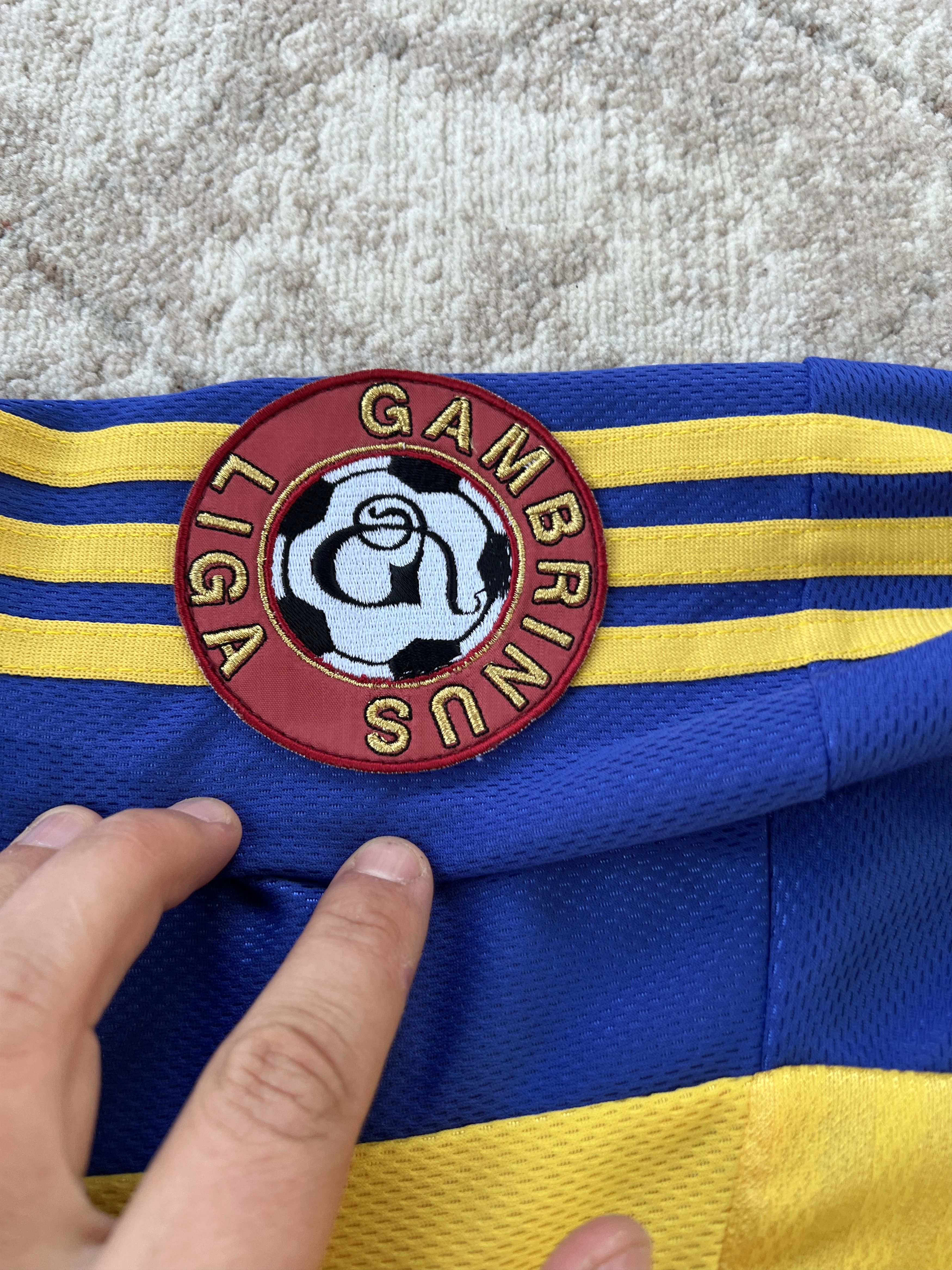Adidas Adidas Gambrinus Liga Kehar 50 Signature Vintage Jersey Size US XL / EU 56 / 4 - 2 Thumbnail